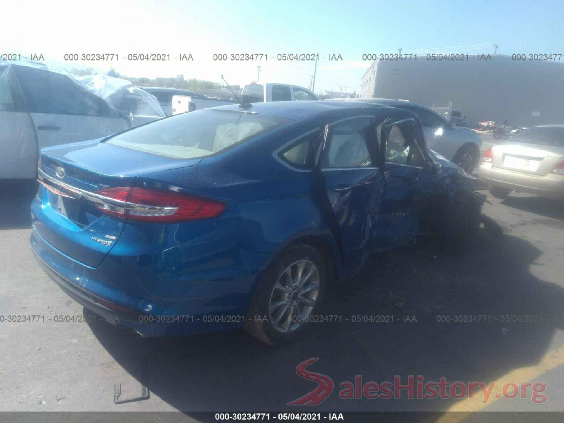 3FA6P0LUXHR260640 2017 FORD FUSION