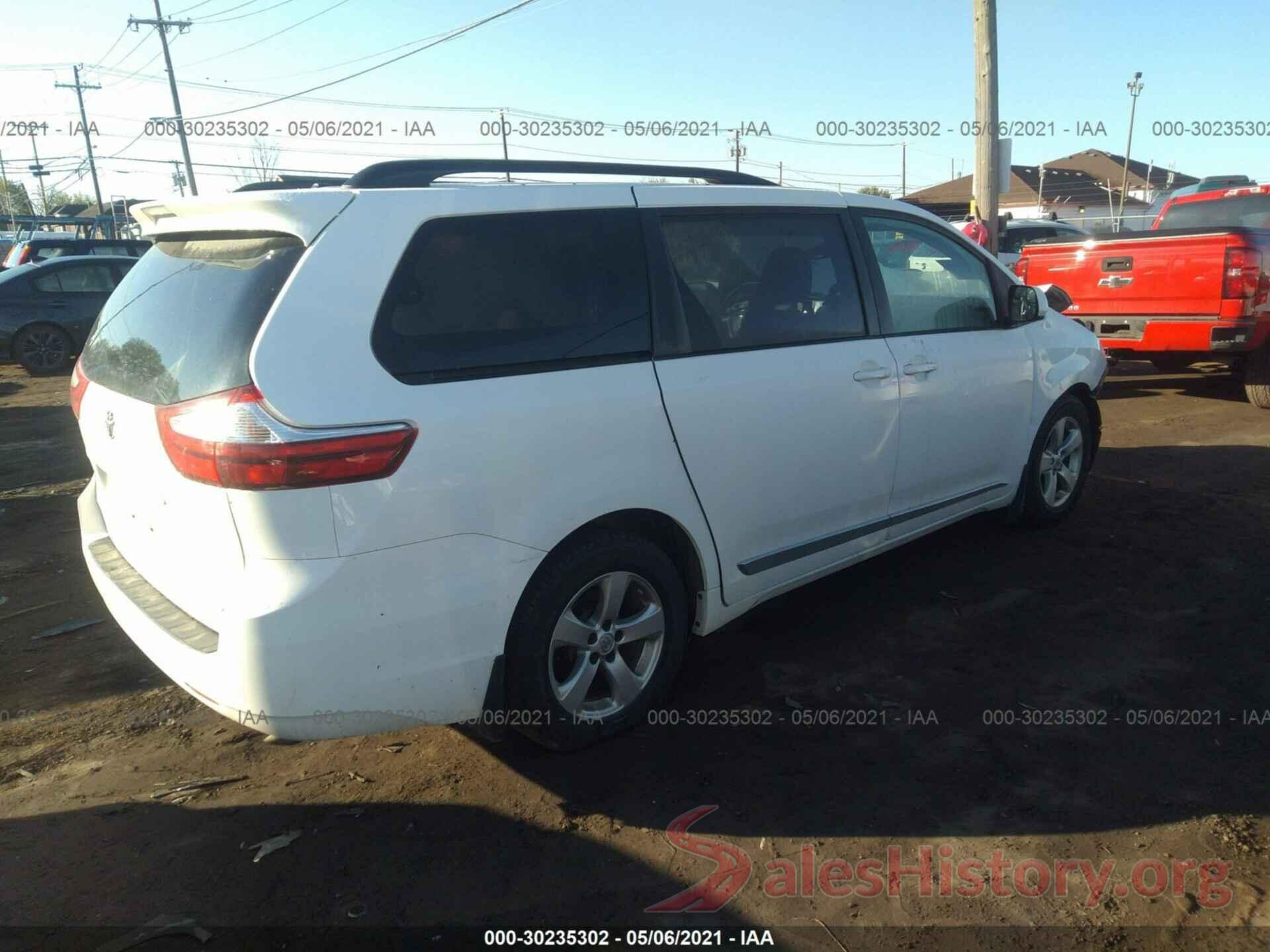 5TDKZ3DCXHS849159 2017 TOYOTA SIENNA