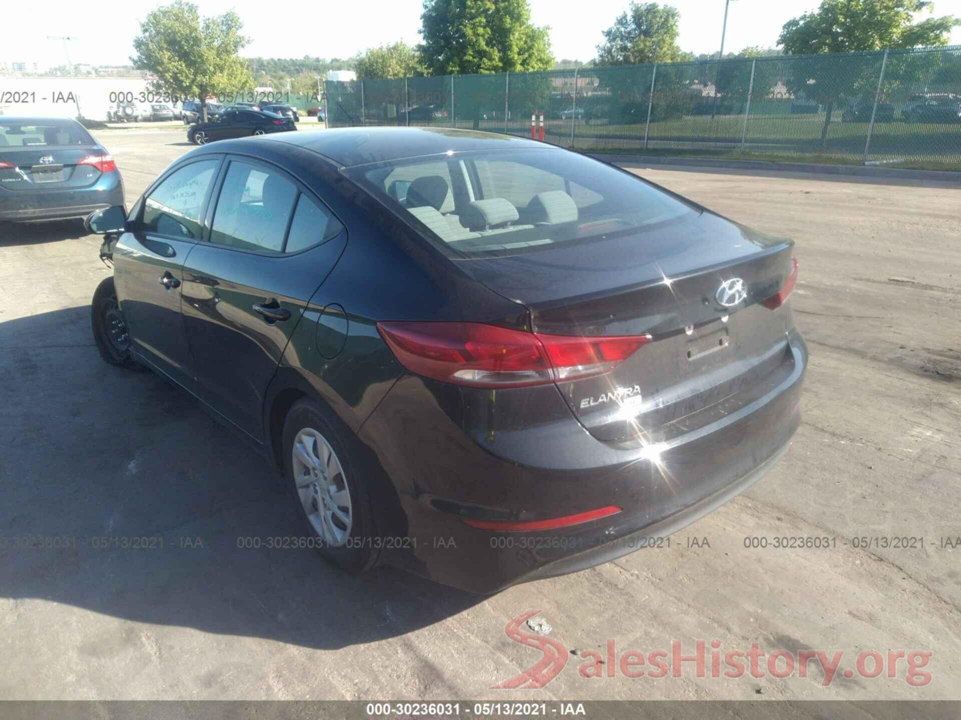 5NPD74LF8JH334009 2018 HYUNDAI ELANTRA