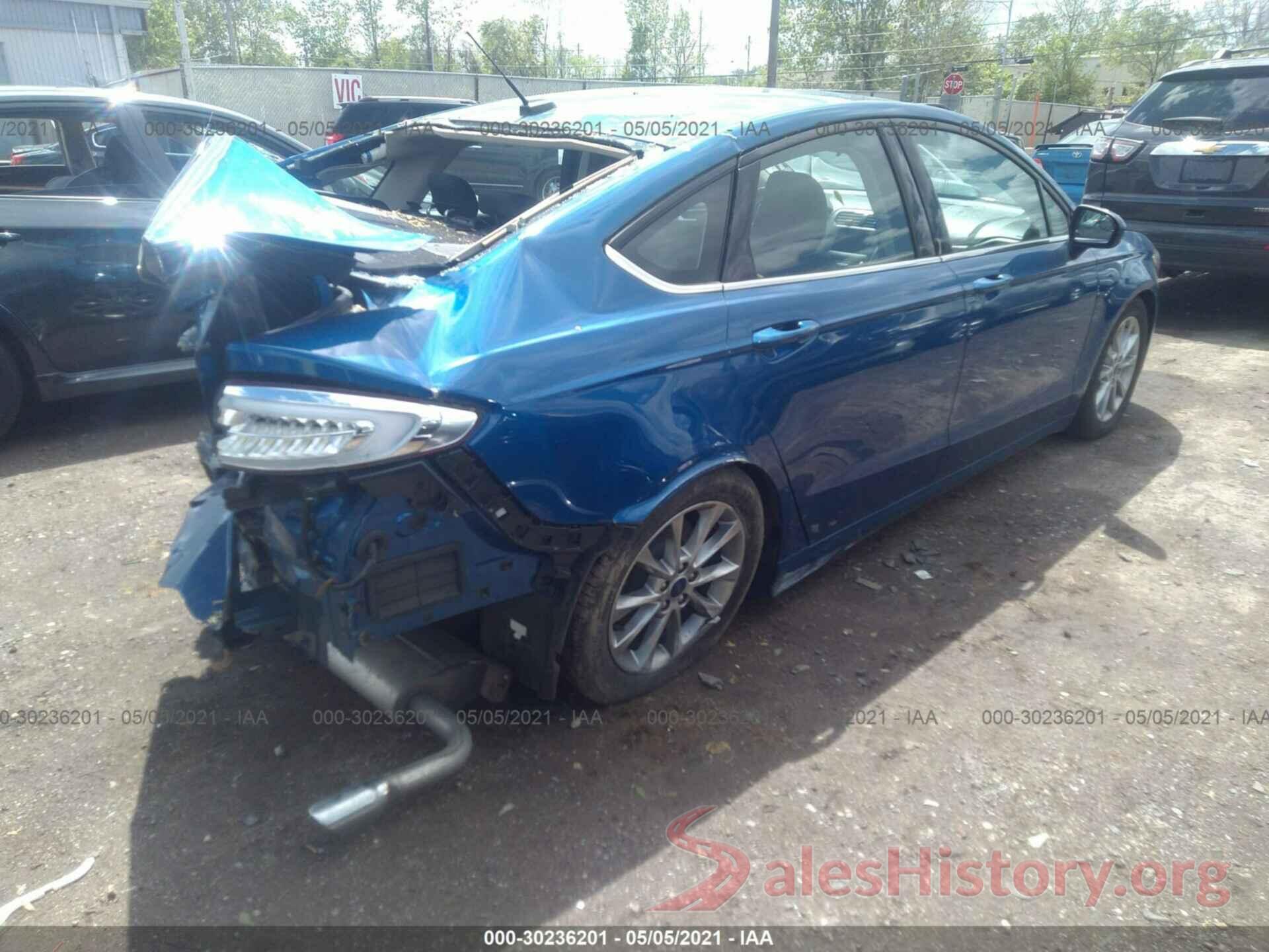 3FA6P0H70HR378487 2017 FORD FUSION