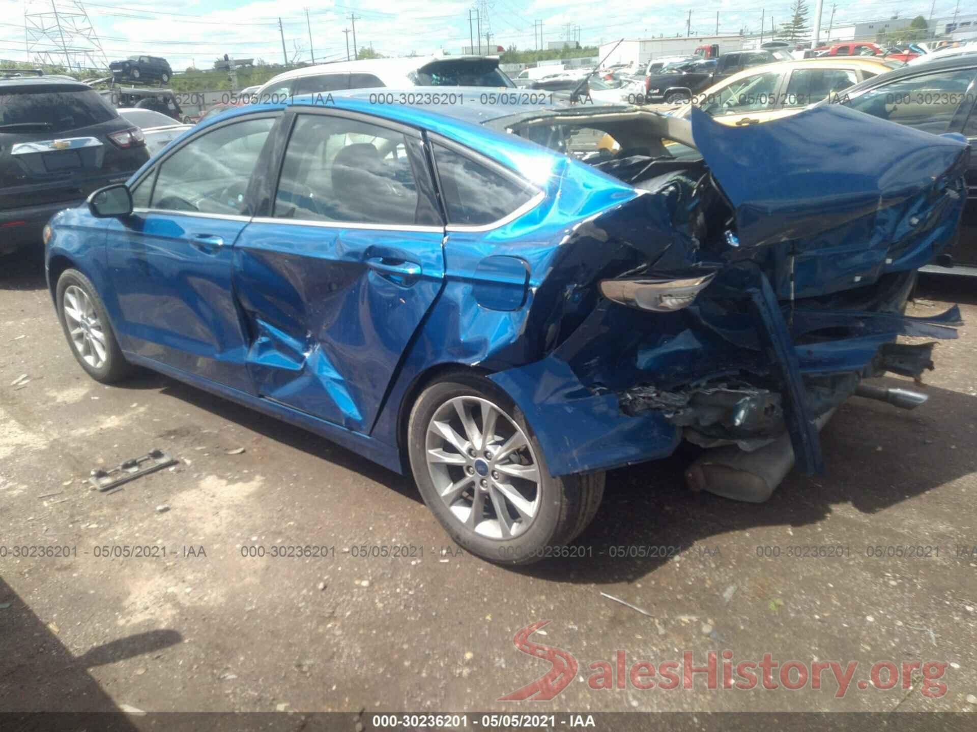 3FA6P0H70HR378487 2017 FORD FUSION