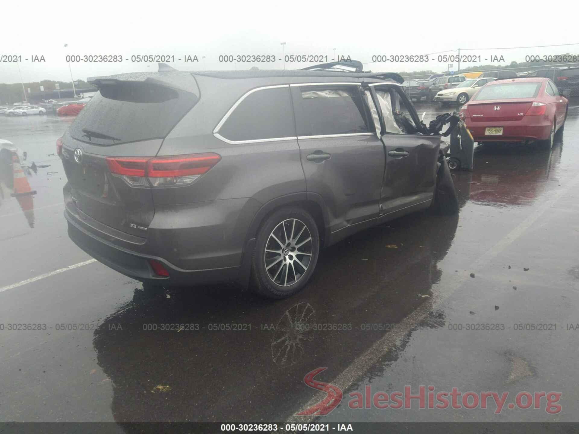 5TDJZRFH9HS444692 2017 TOYOTA HIGHLANDER