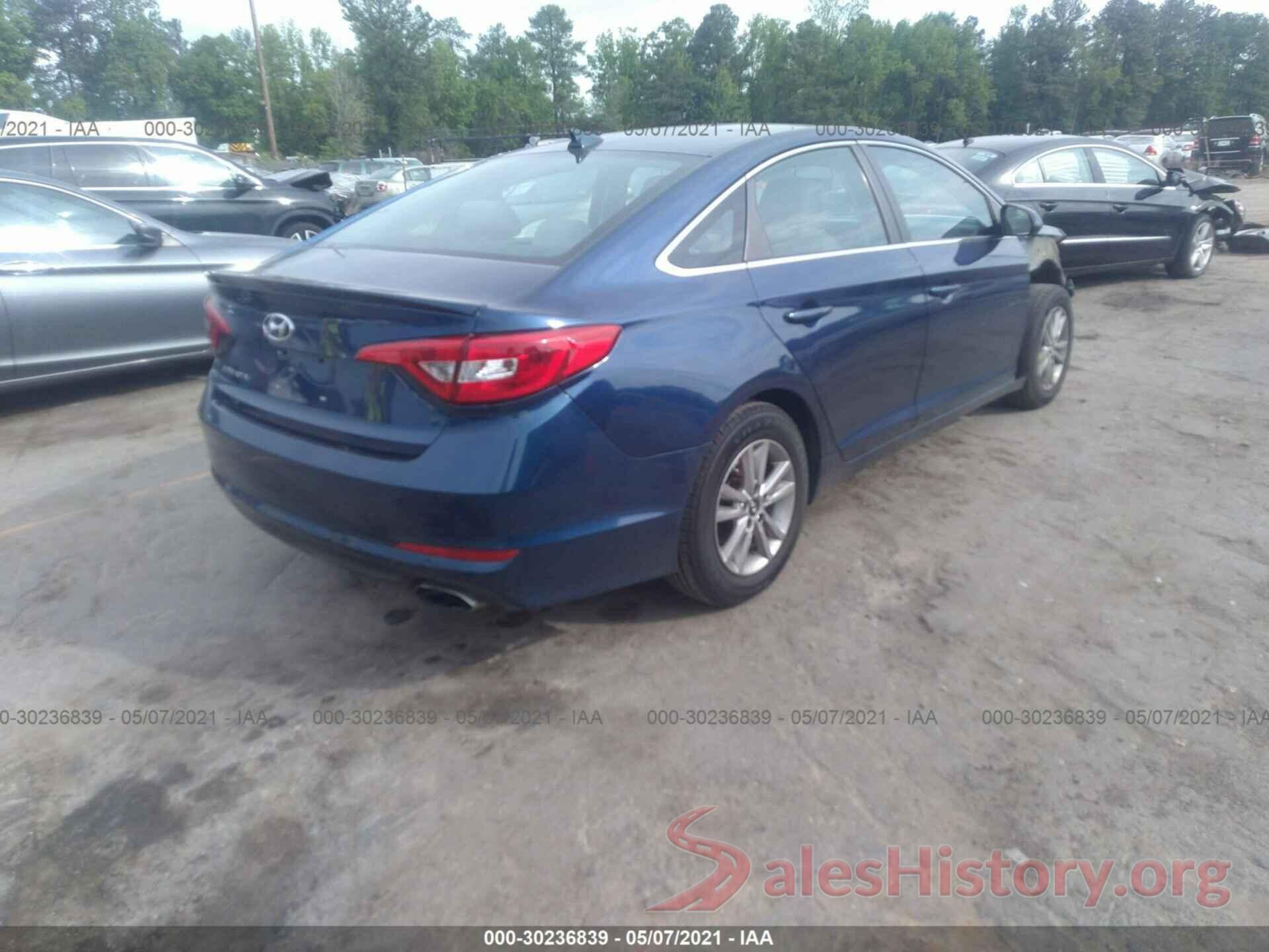 5NPE24AF1GH345674 2016 HYUNDAI SONATA