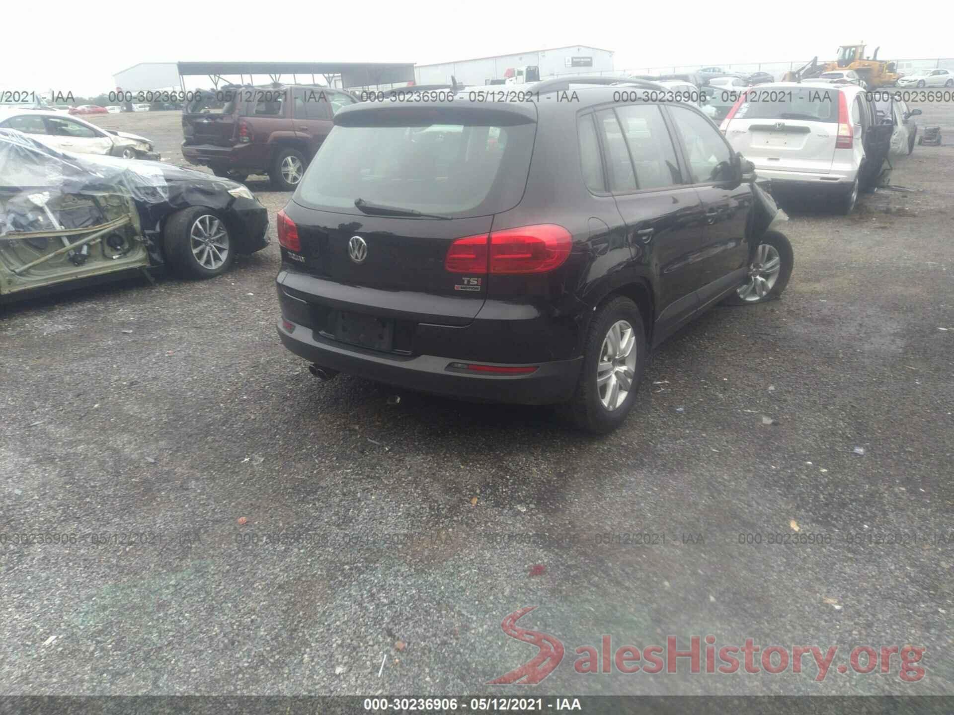 WVGBV7AX8GW066622 2016 VOLKSWAGEN TIGUAN