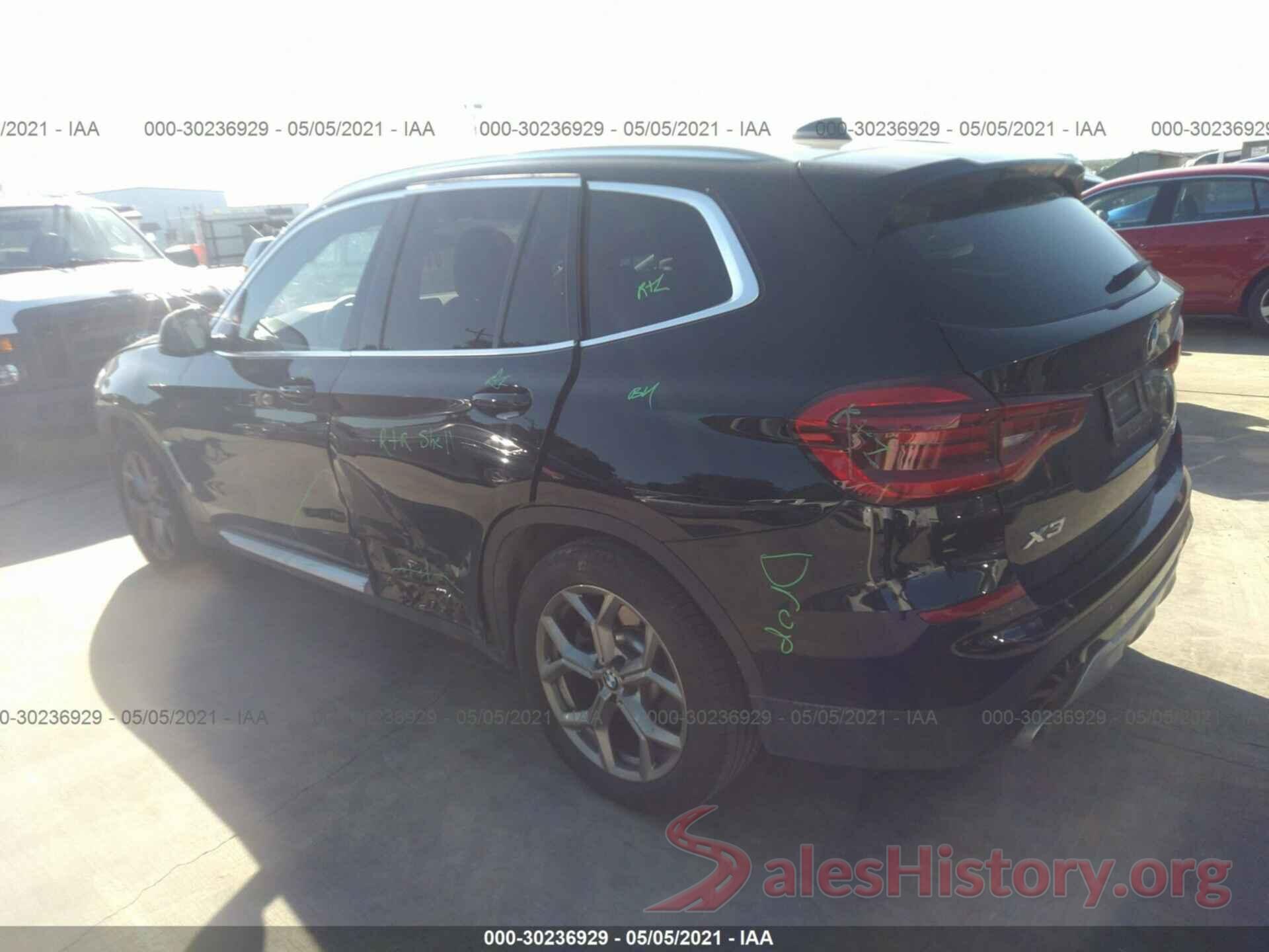 5UXTY3C05M9E41676 2021 BMW X3