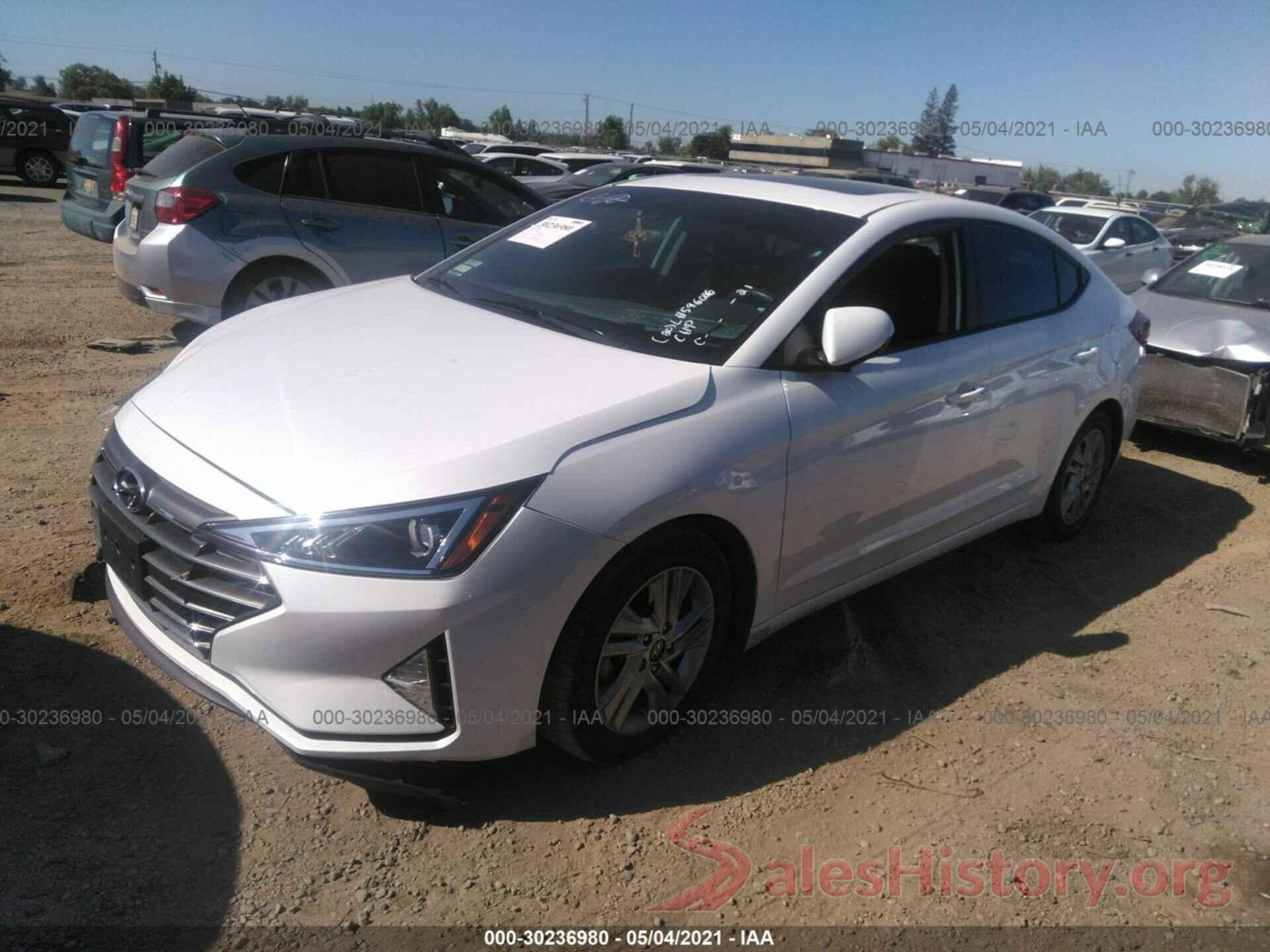 5NPD84LF7LH596006 2020 HYUNDAI ELANTRA