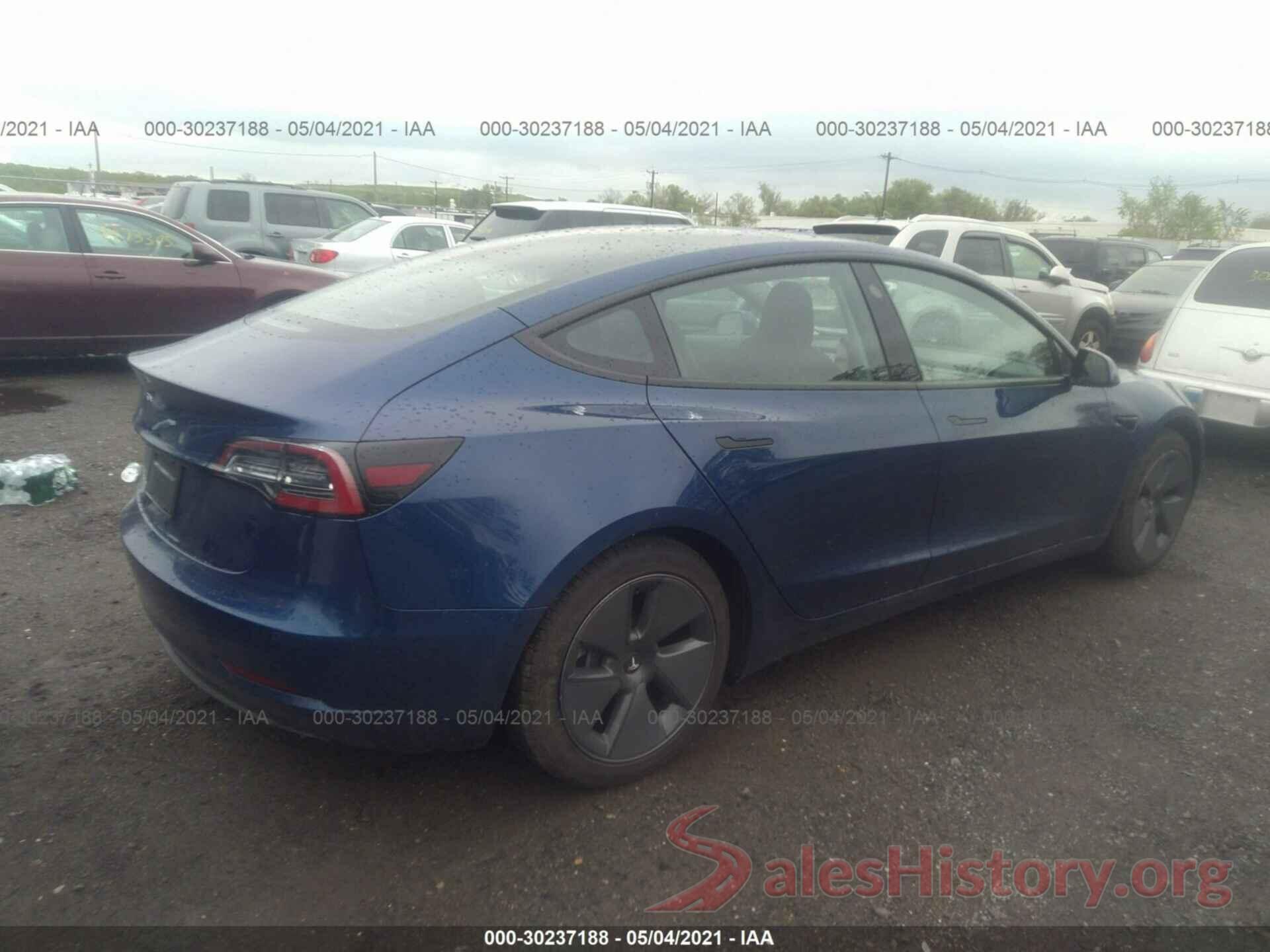 5YJ3E1EA8MF859401 2021 TESLA MODEL 3