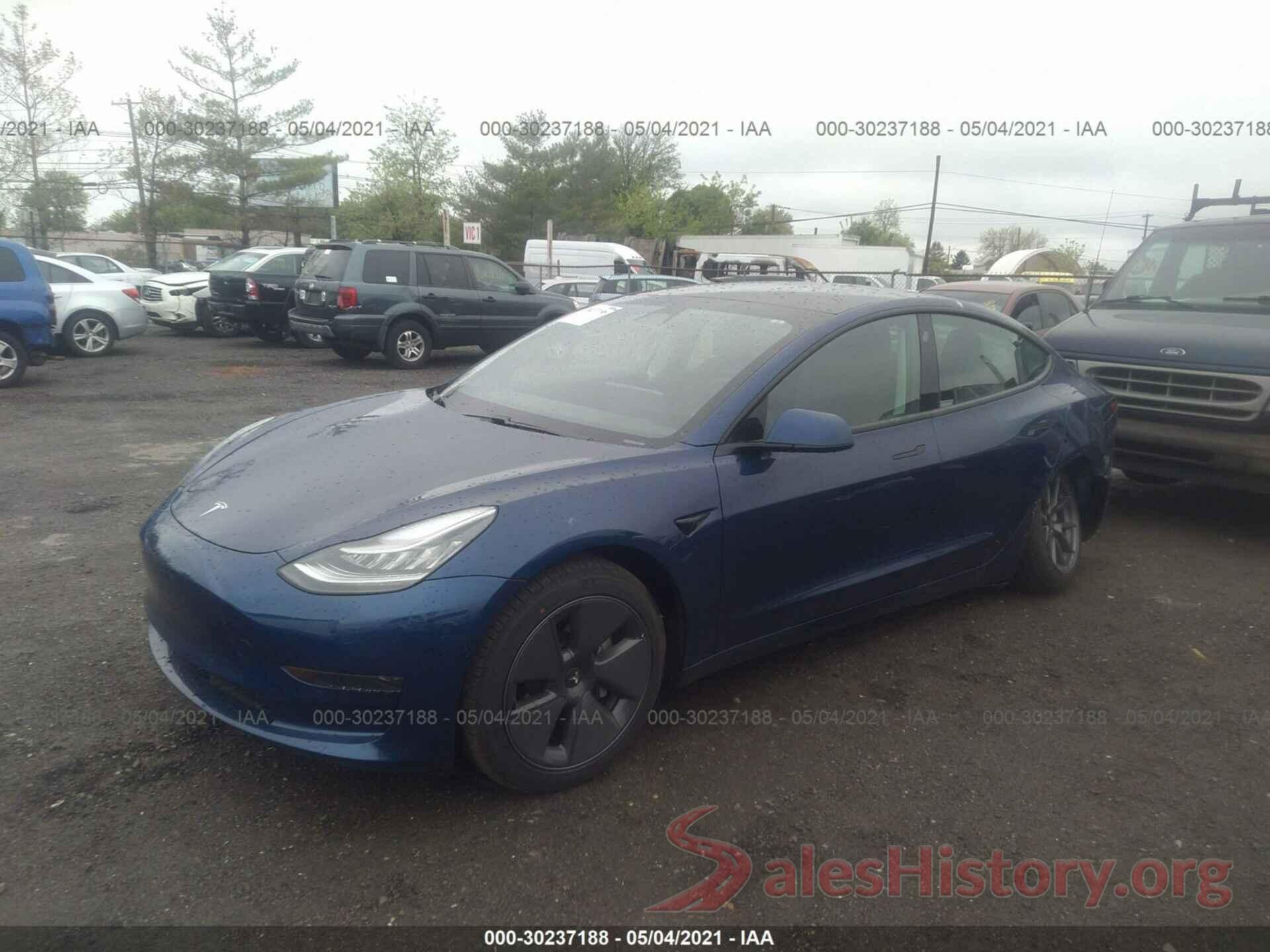 5YJ3E1EA8MF859401 2021 TESLA MODEL 3