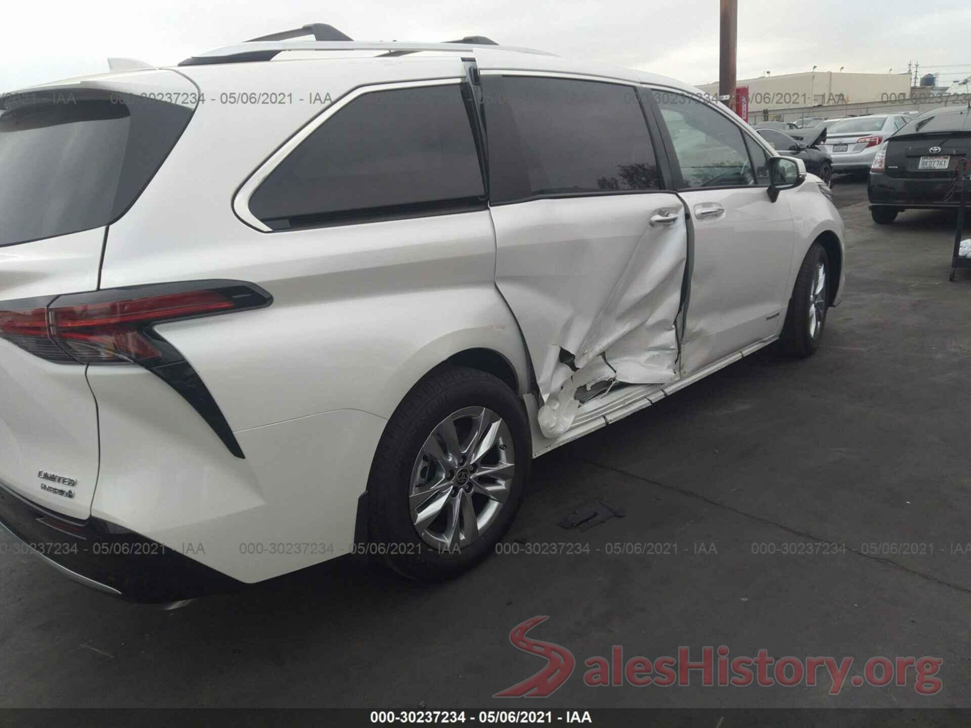 5TDZRKEC6MS026956 2021 TOYOTA SIENNA