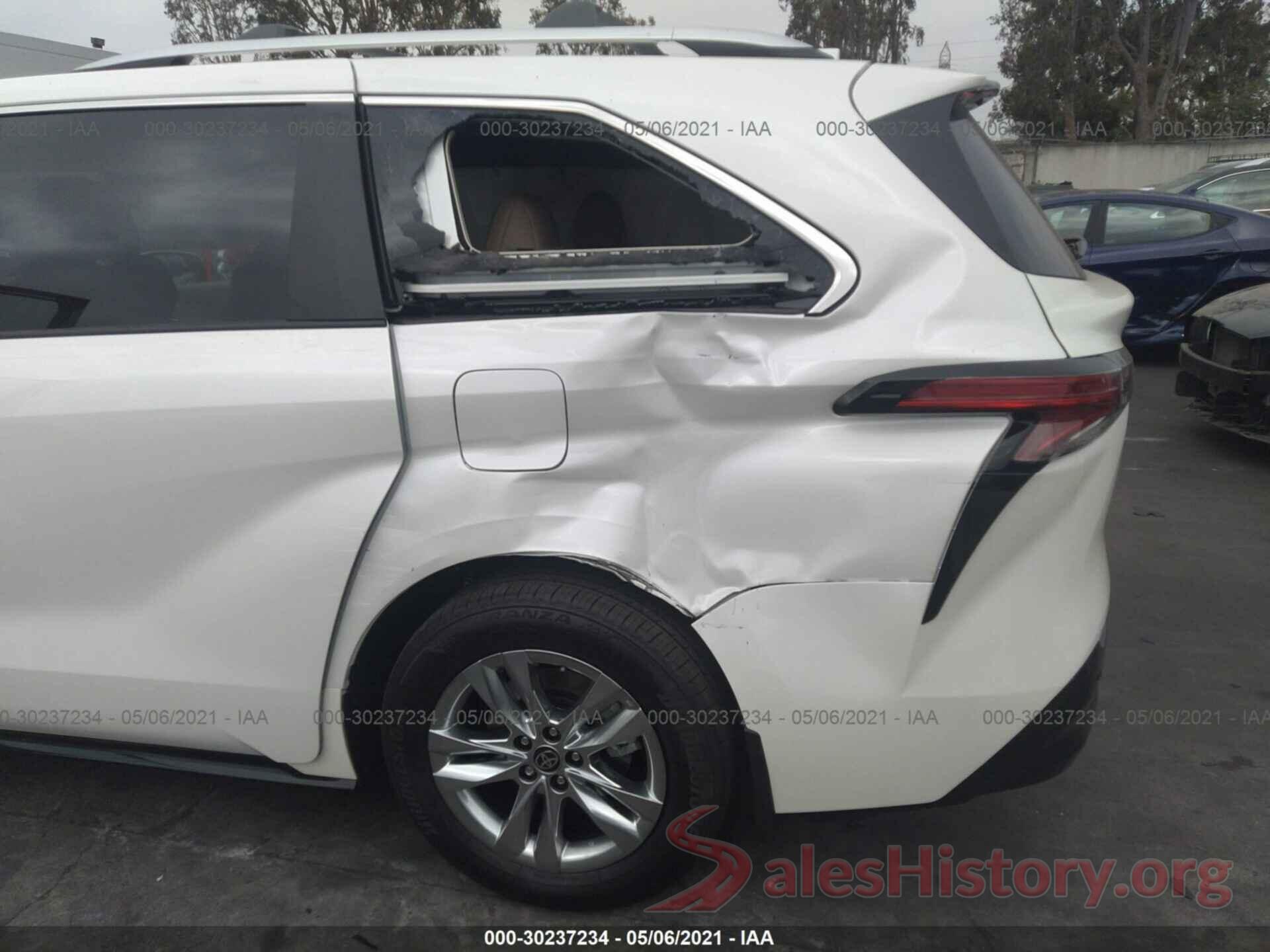 5TDZRKEC6MS026956 2021 TOYOTA SIENNA