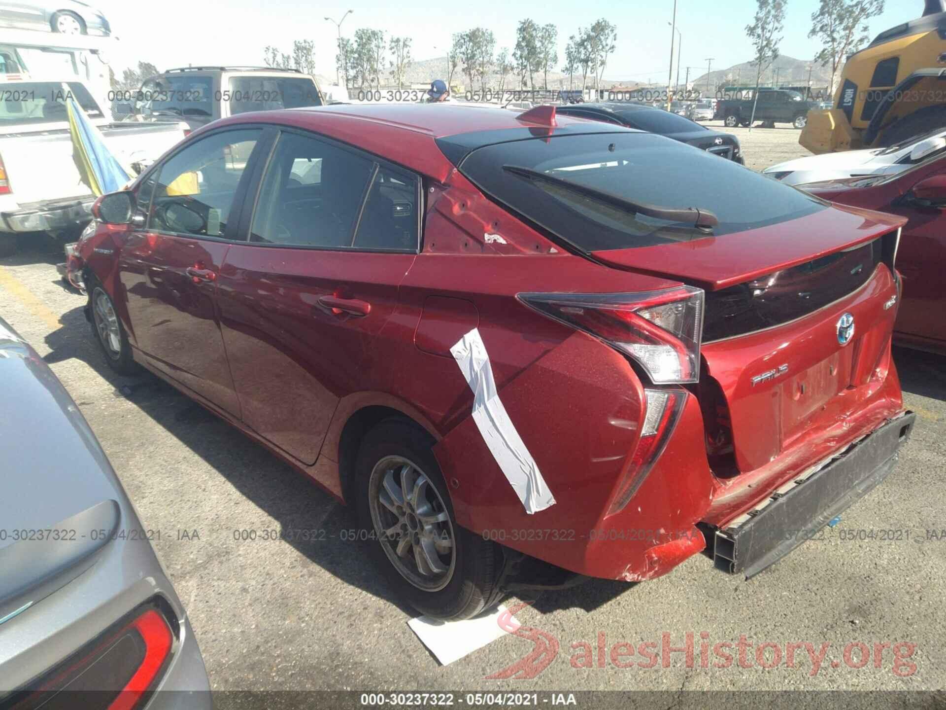 JTDKBRFUXJ3589852 2018 TOYOTA PRIUS