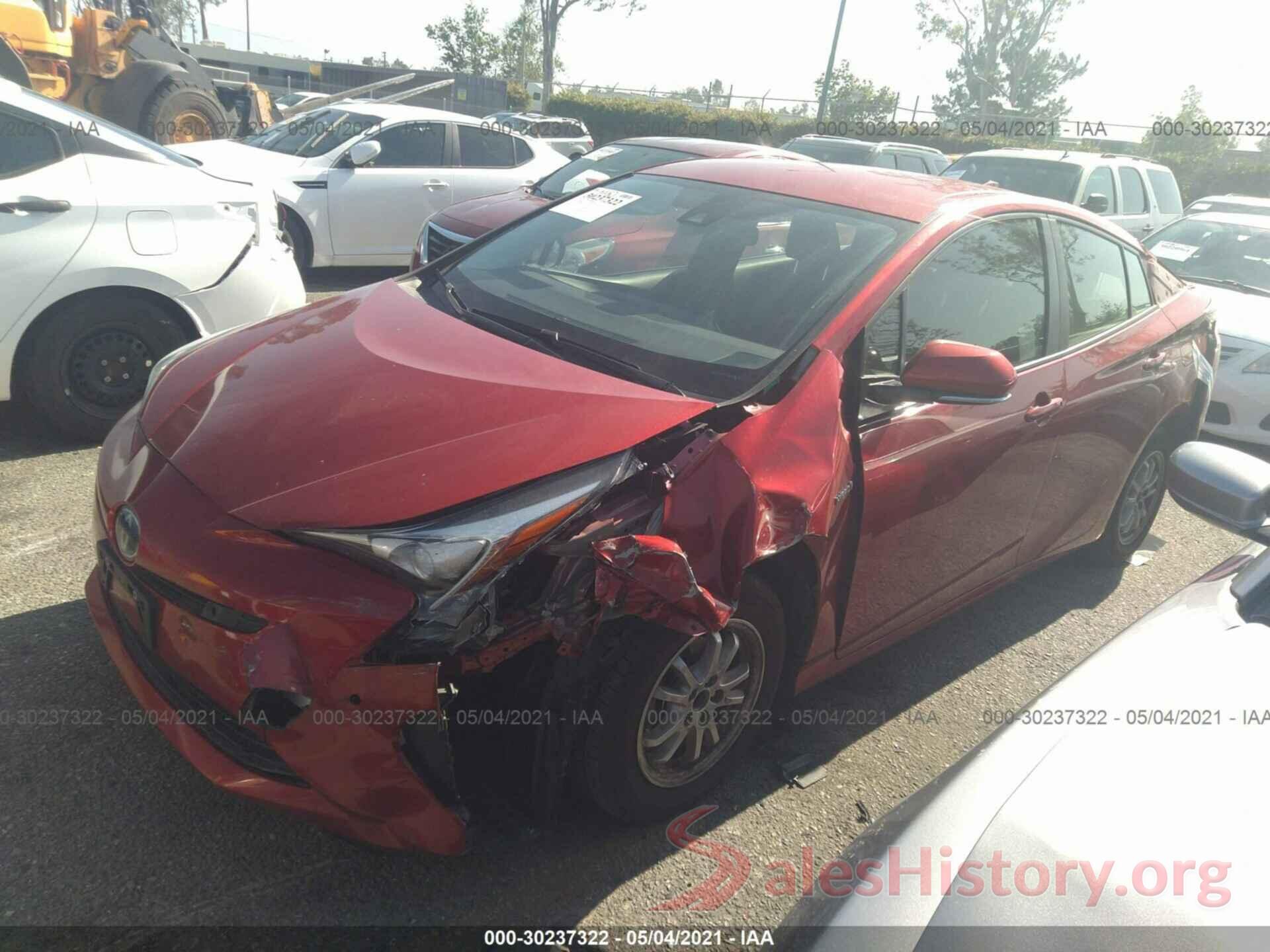 JTDKBRFUXJ3589852 2018 TOYOTA PRIUS