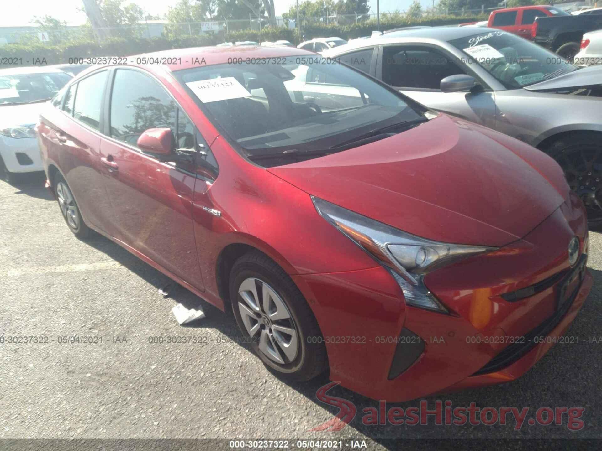 JTDKBRFUXJ3589852 2018 TOYOTA PRIUS