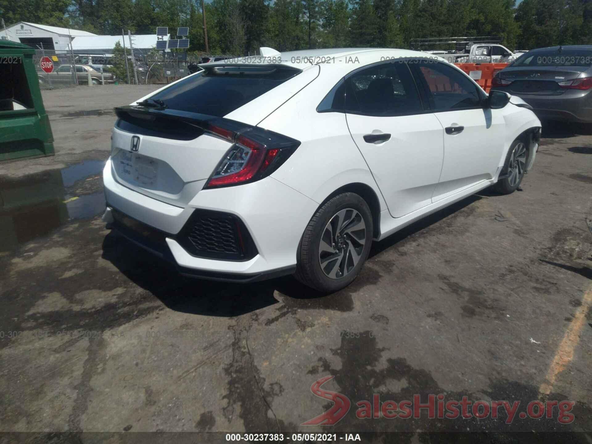 SHHFK7H26HU210763 2017 HONDA CIVIC HATCHBACK