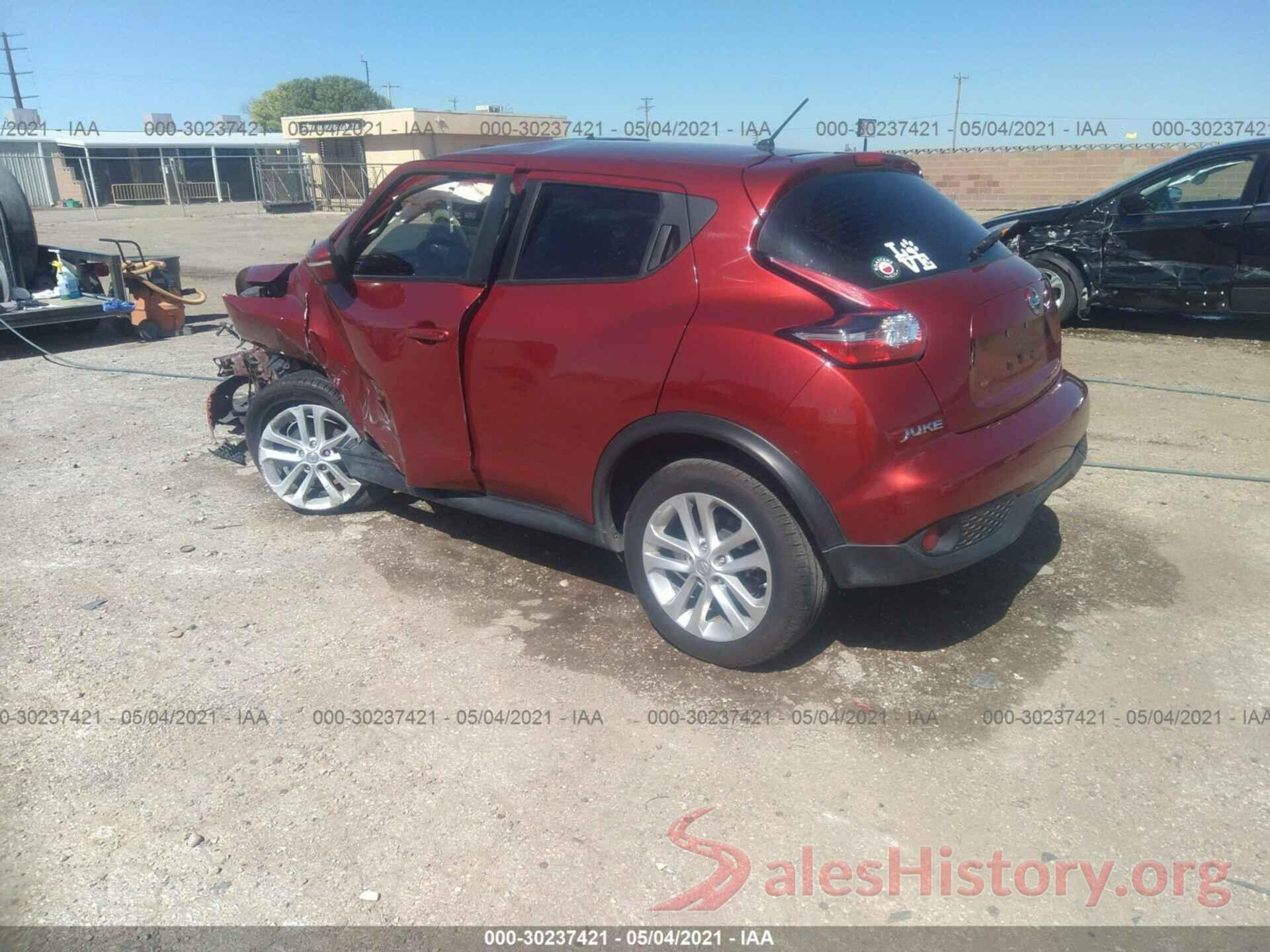 JN8AF5MR9GT600280 2016 NISSAN JUKE