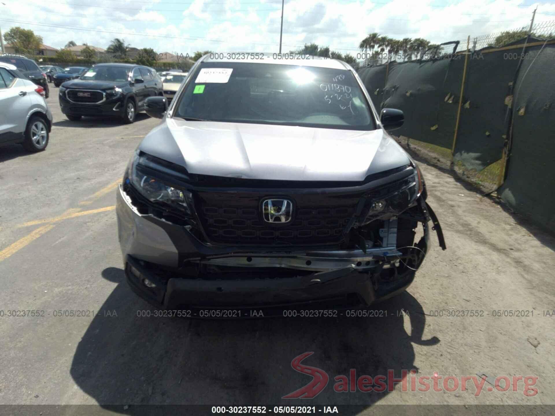 5FNYF7H59KB011870 2019 HONDA PASSPORT