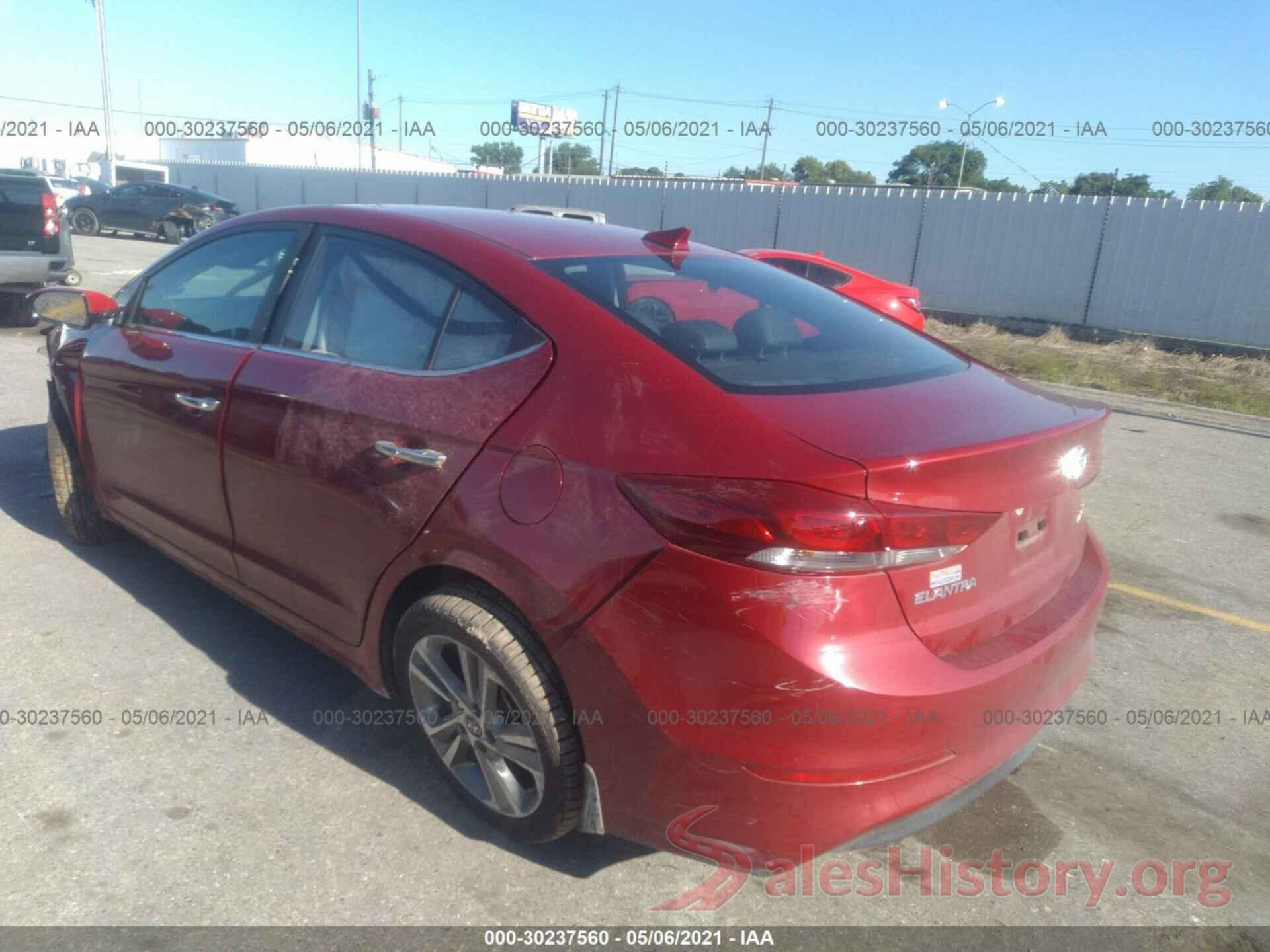 KMHD84LF9HU190785 2017 HYUNDAI ELANTRA