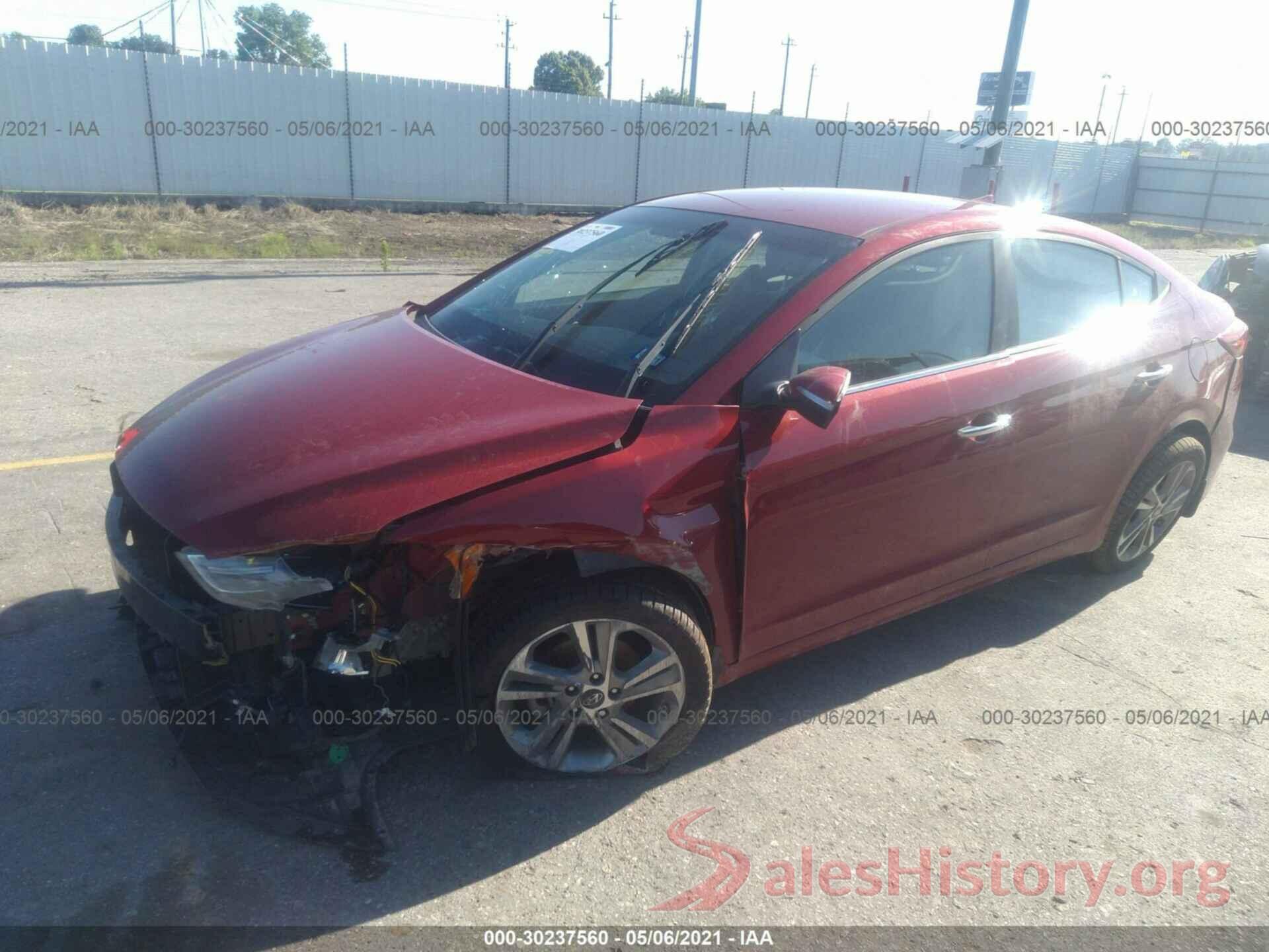 KMHD84LF9HU190785 2017 HYUNDAI ELANTRA