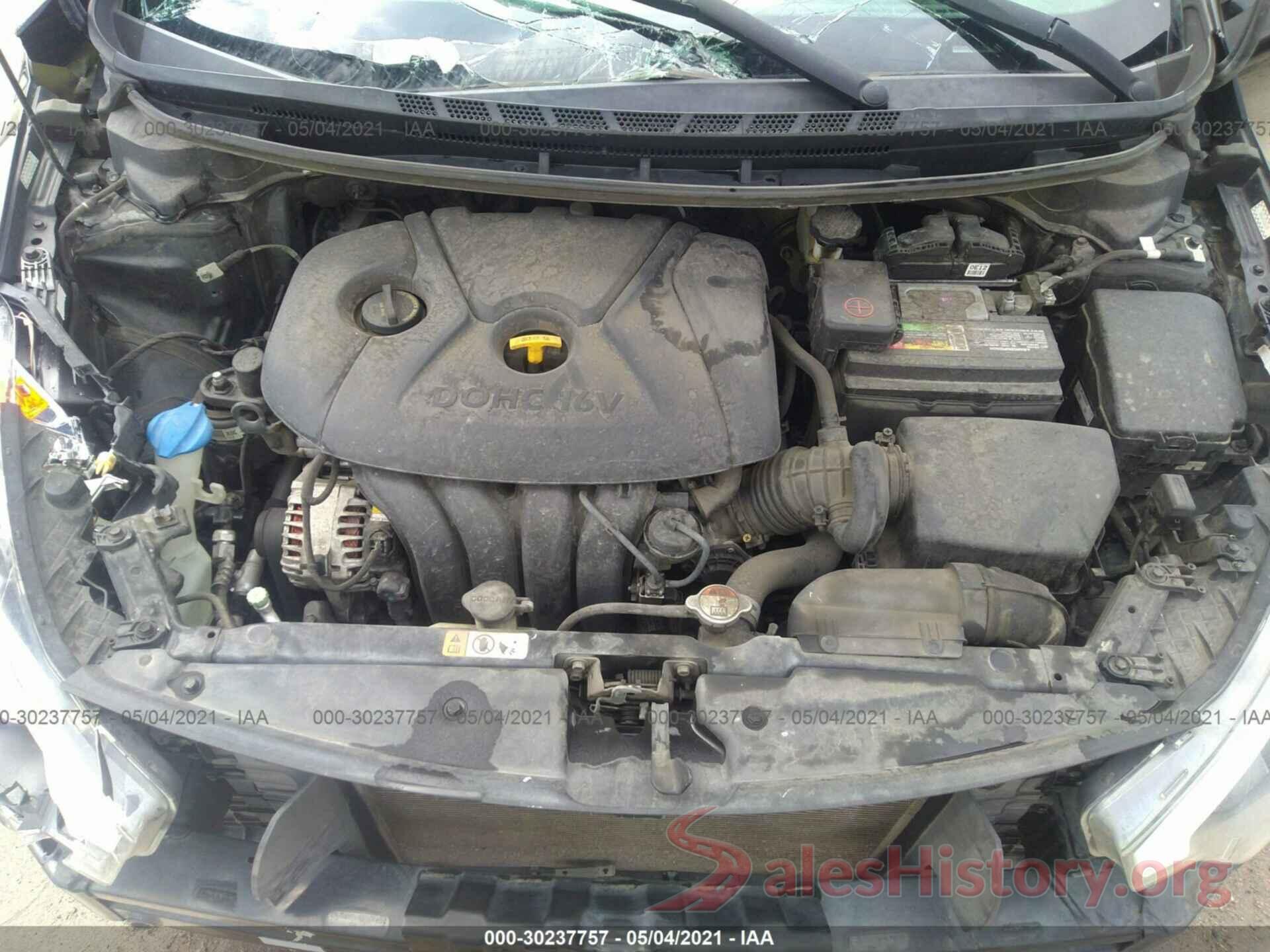 KNAFK4A63G5563794 2016 KIA FORTE