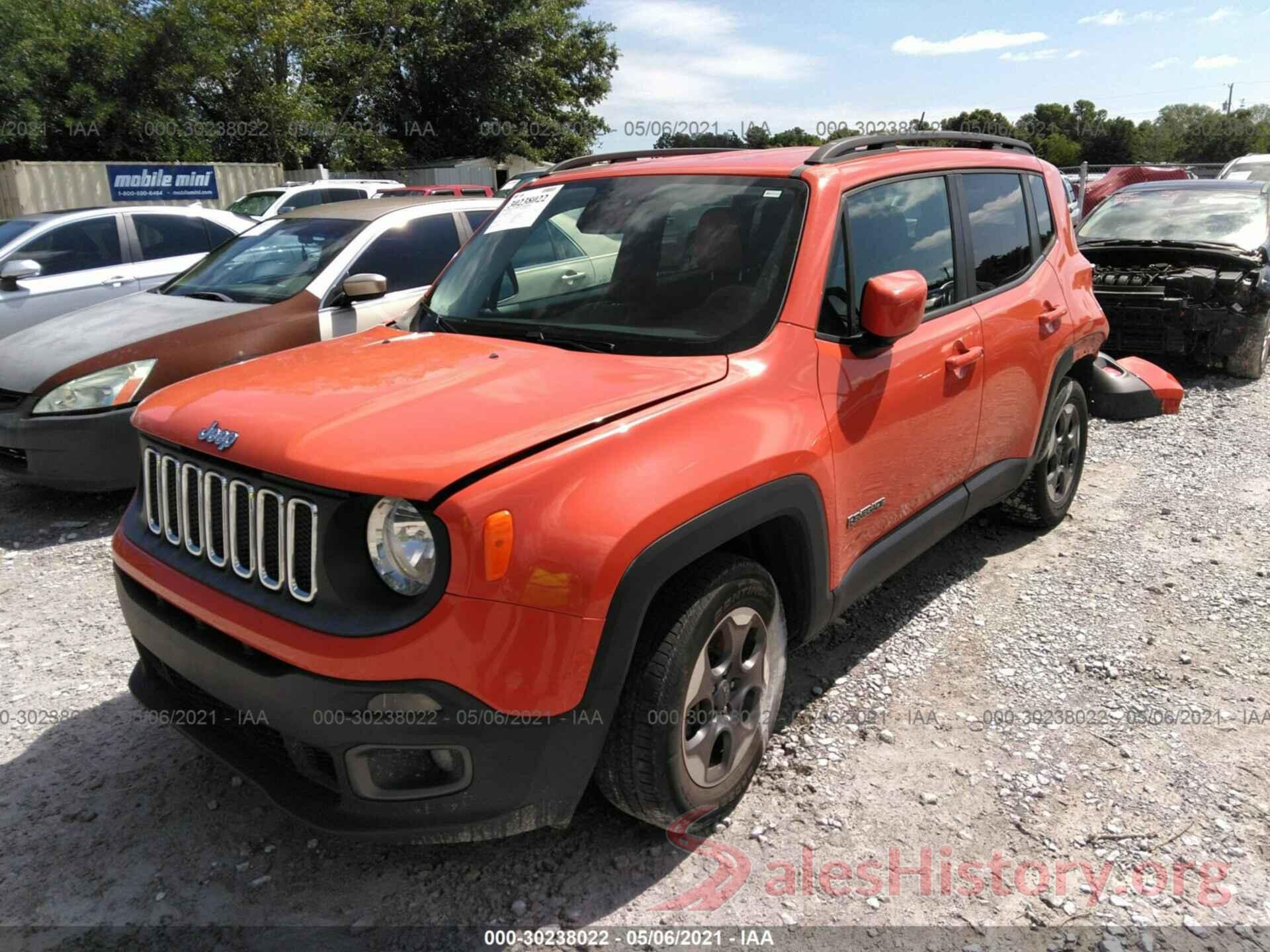 ZACCJABW5GPC41378 2016 JEEP RENEGADE