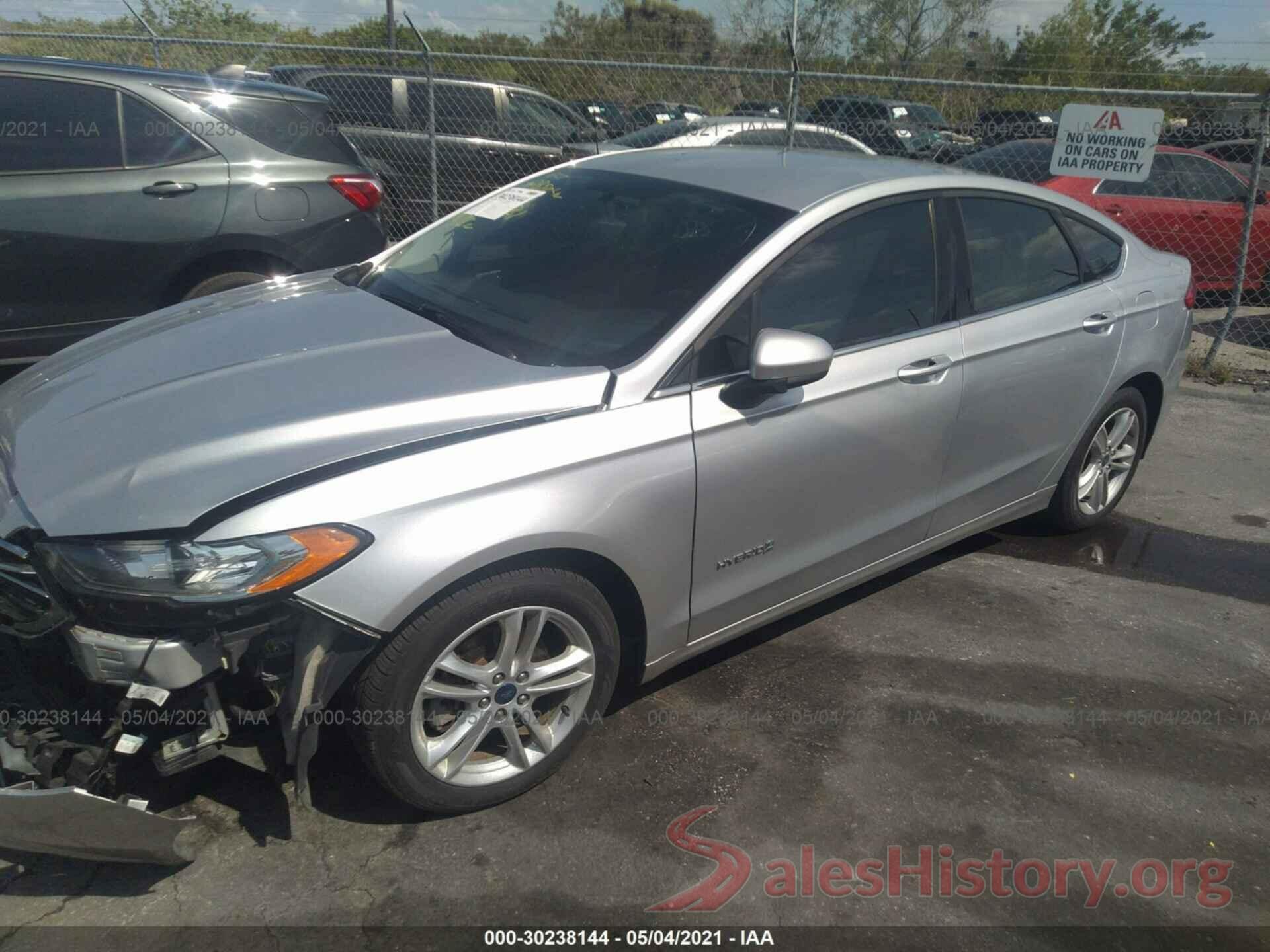 3FA6P0LU9JR137479 2018 FORD FUSION HYBRID