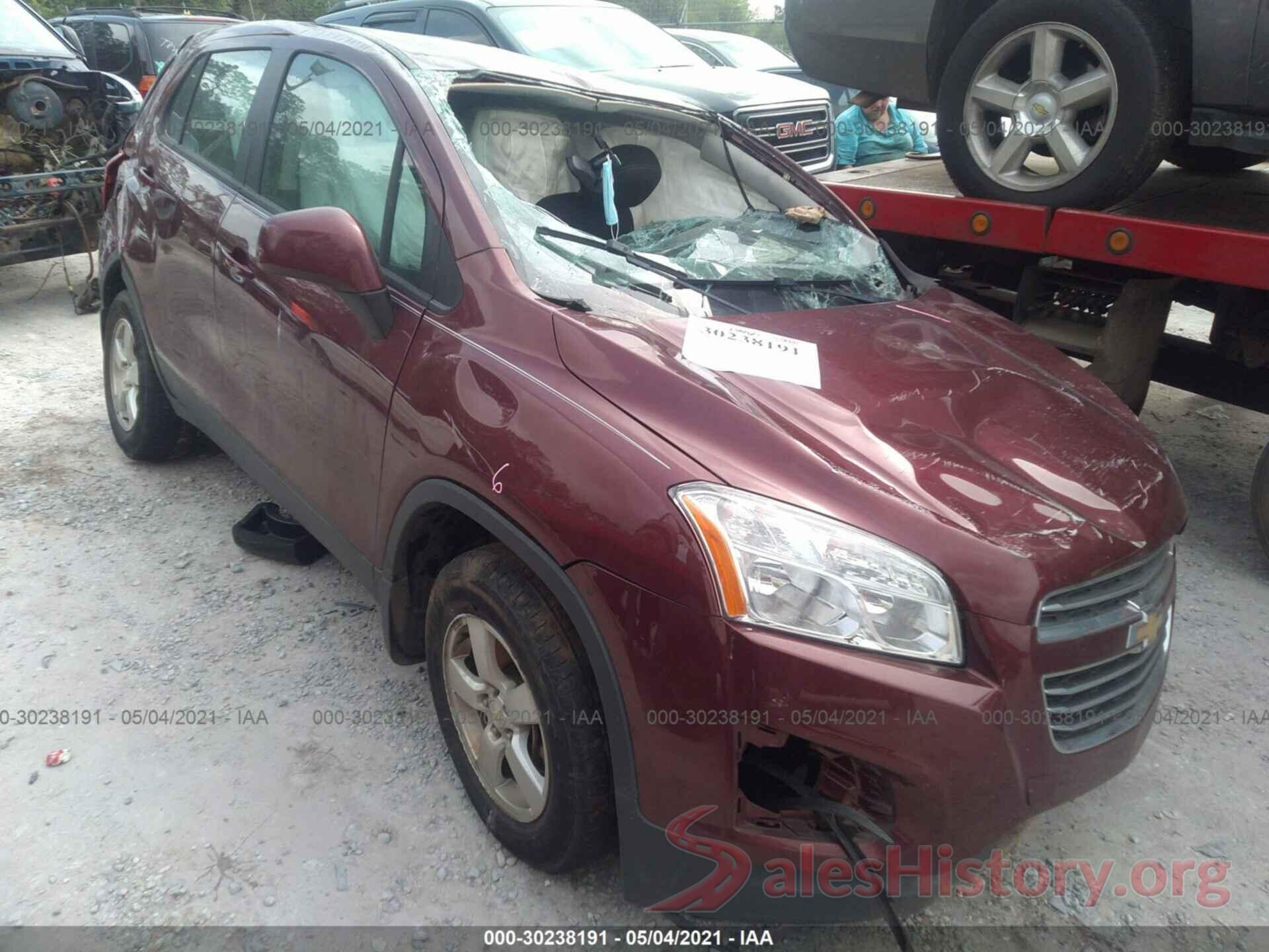 3GNCJNSB2GL155126 2016 CHEVROLET TRAX