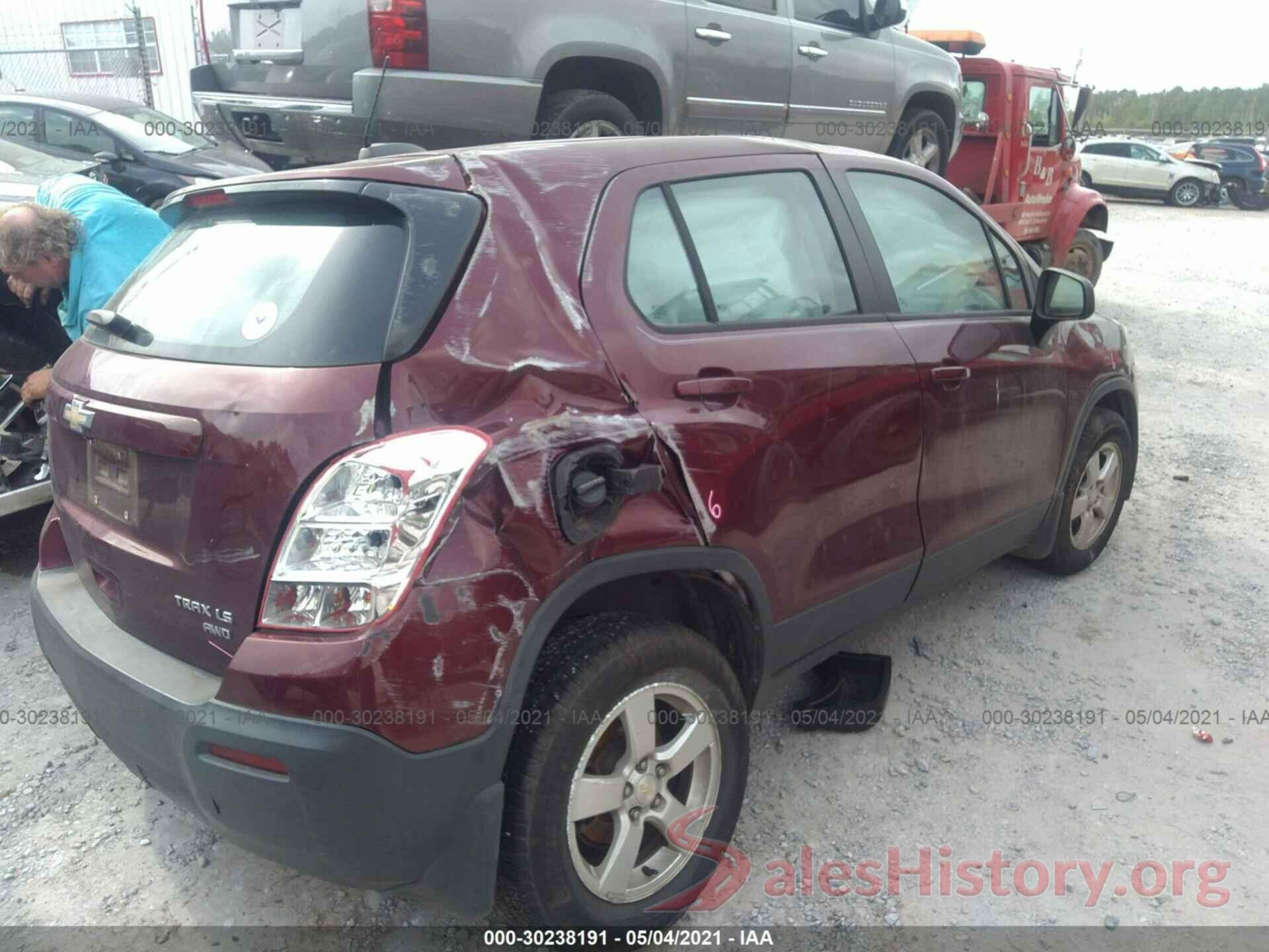 3GNCJNSB2GL155126 2016 CHEVROLET TRAX