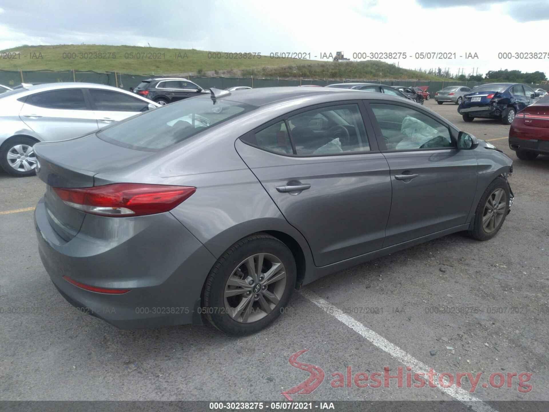 5NPD84LFXJH287014 2018 HYUNDAI ELANTRA