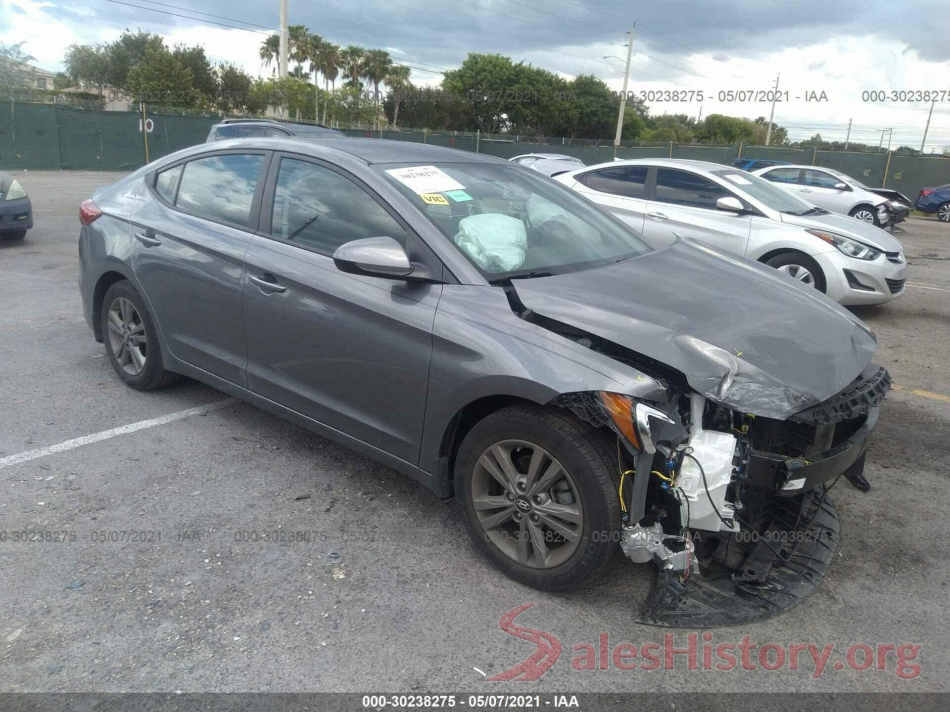 5NPD84LFXJH287014 2018 HYUNDAI ELANTRA