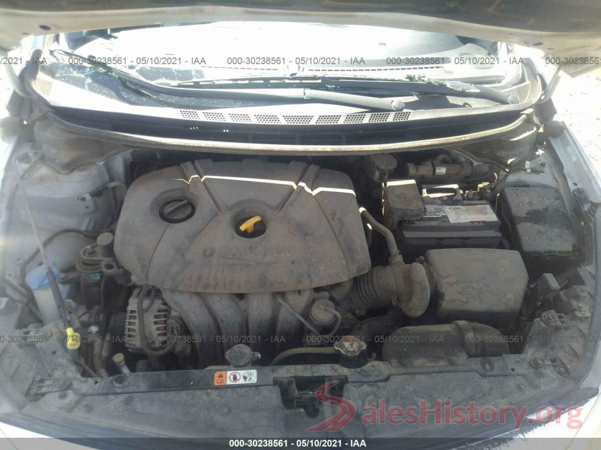 KNAFK4A69G5485392 2016 KIA FORTE