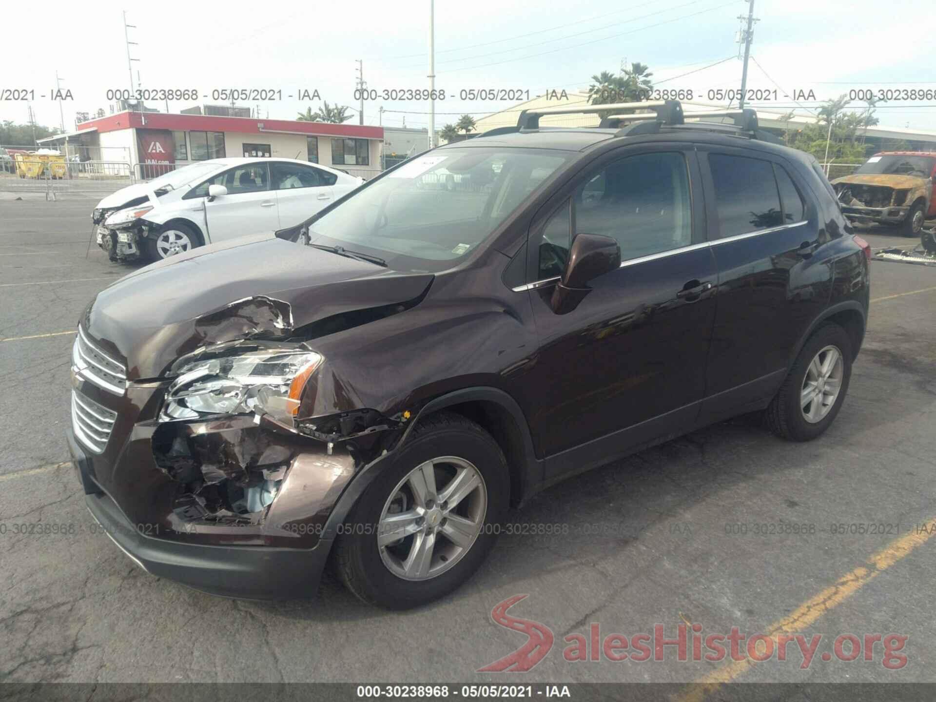 KL7CJLSB7GB558224 2016 CHEVROLET TRAX