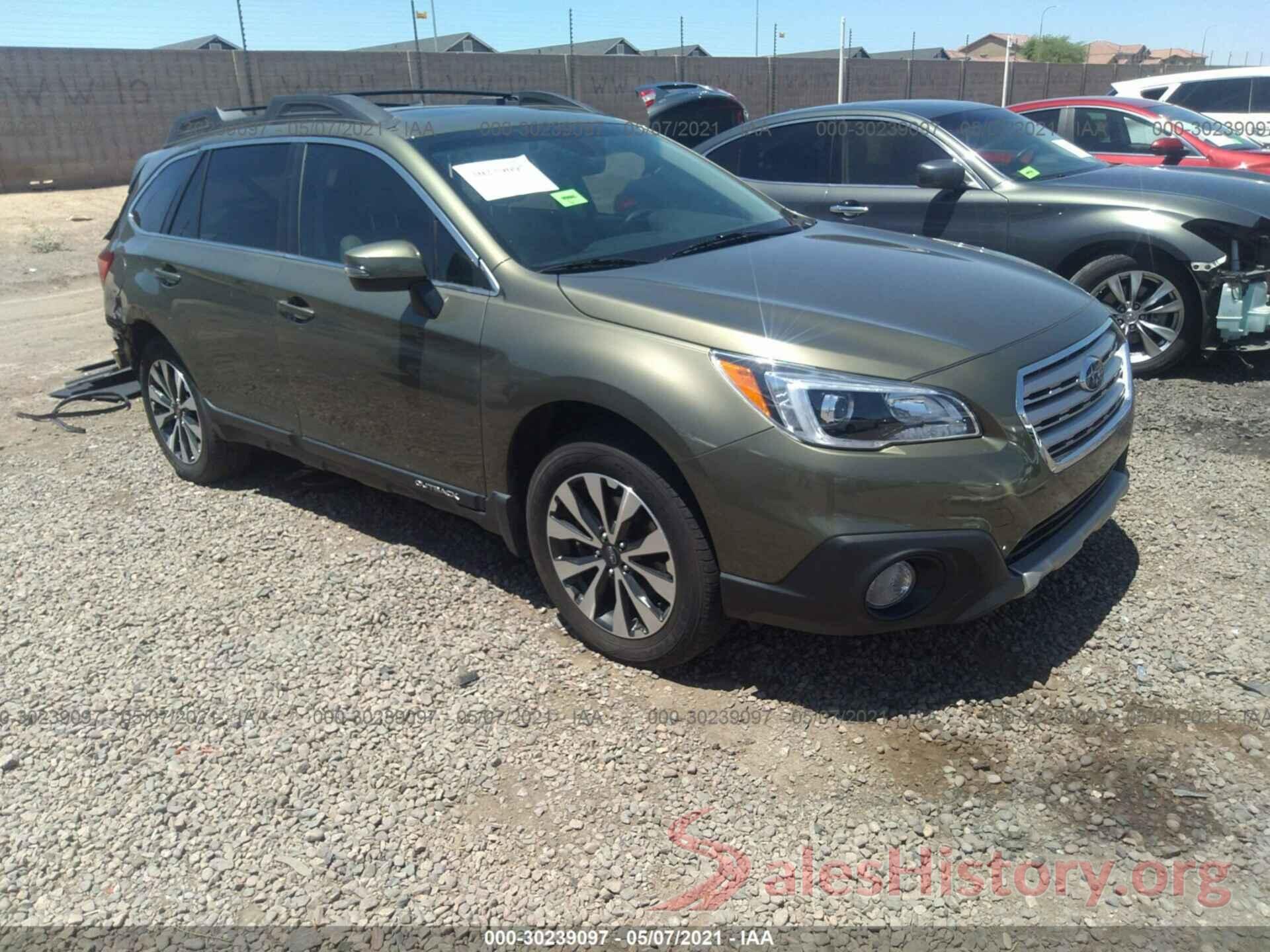 4S4BSENC2H3321322 2017 SUBARU OUTBACK