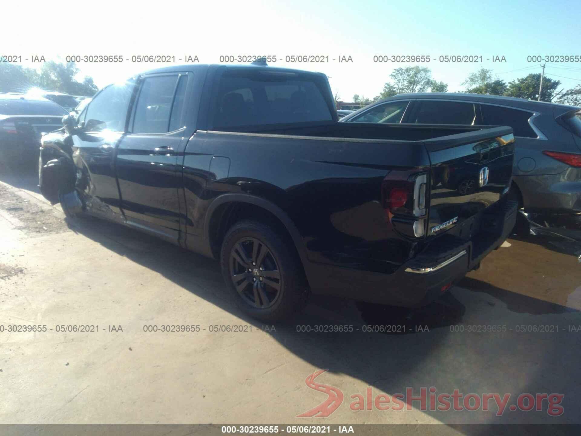 5FPYK3F11KB043627 2019 HONDA RIDGELINE