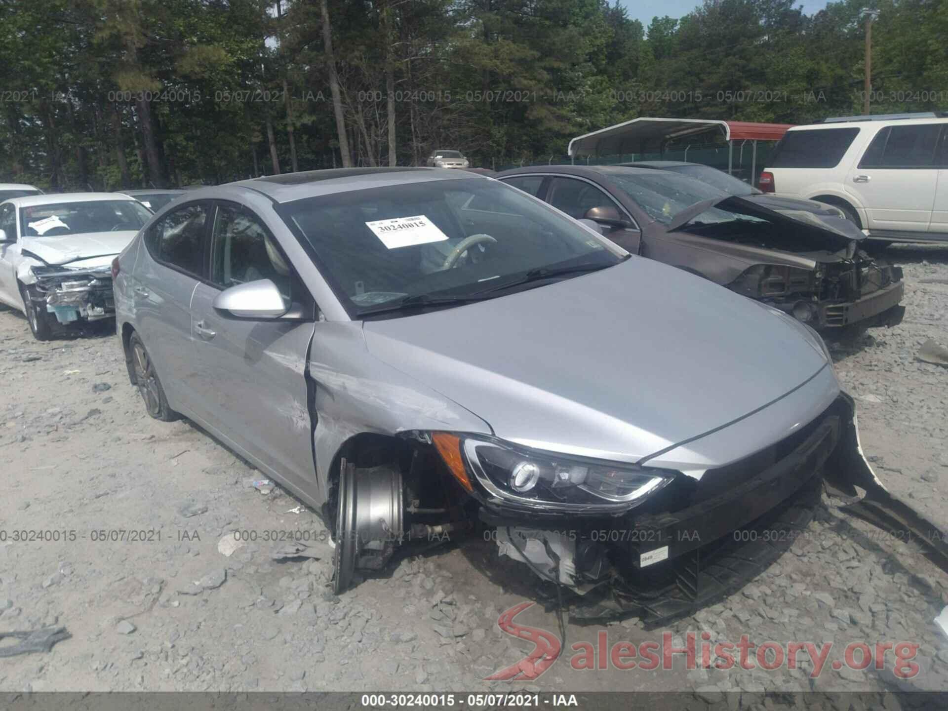 5NPD84LF0JH274210 2018 HYUNDAI ELANTRA