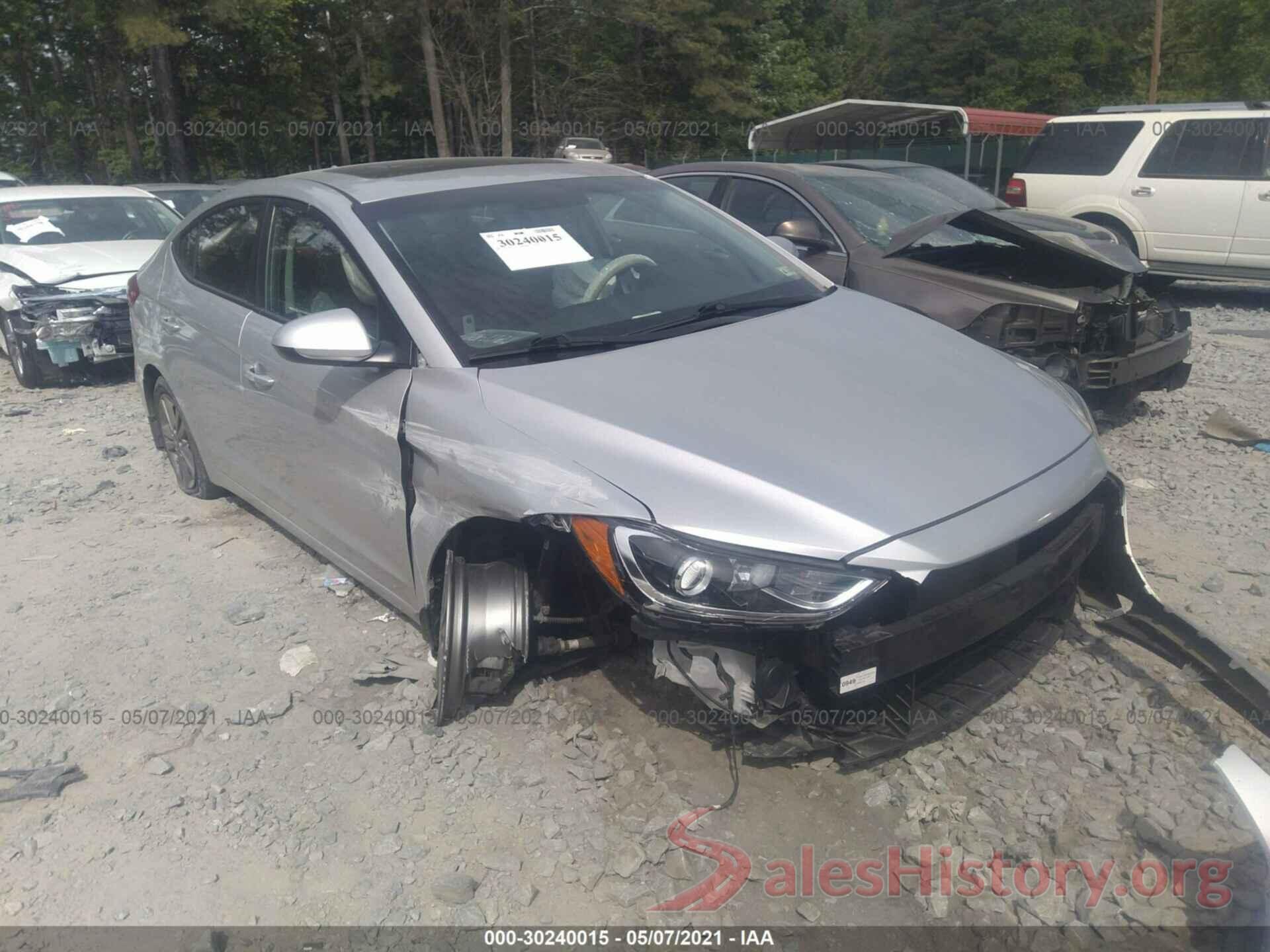 5NPD84LF0JH274210 2018 HYUNDAI ELANTRA