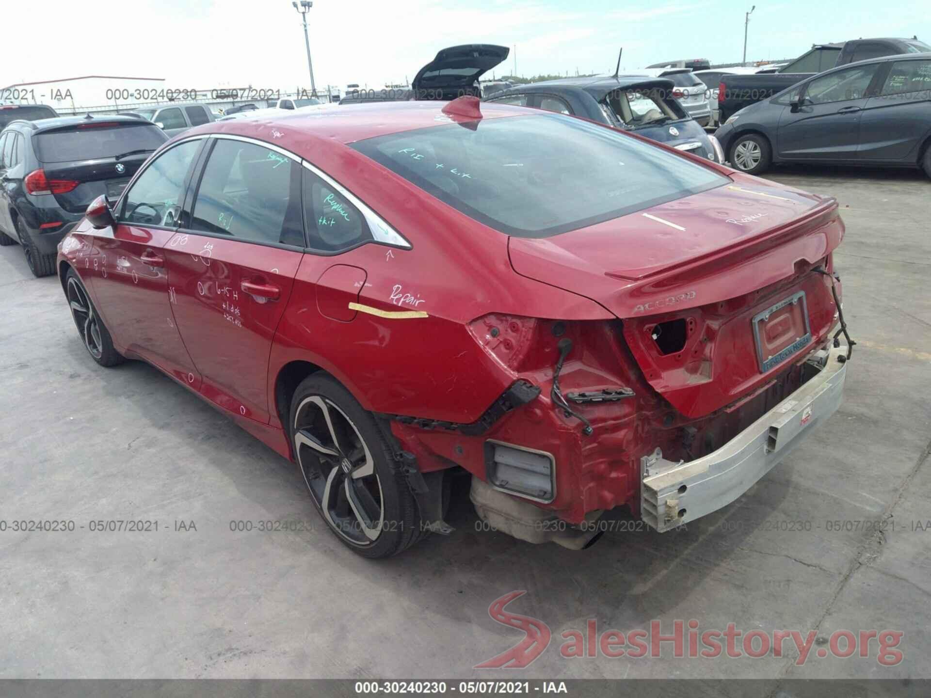 1HGCV1F35JA083508 2018 HONDA ACCORD SEDAN