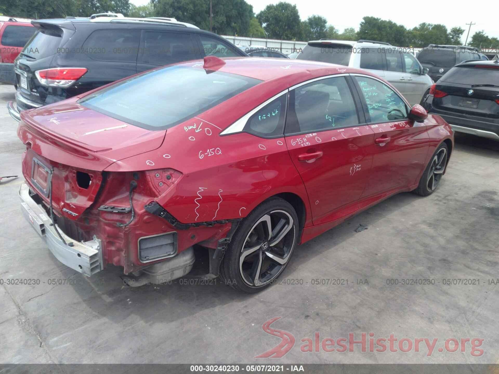 1HGCV1F35JA083508 2018 HONDA ACCORD SEDAN