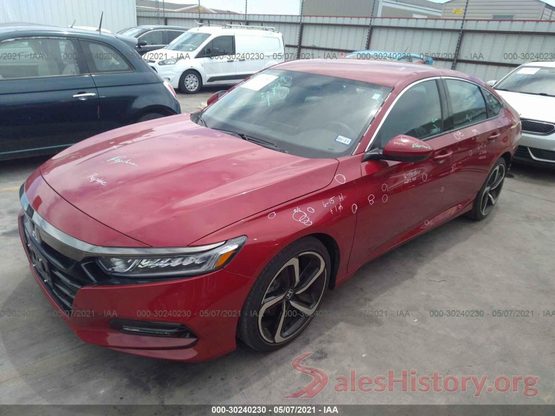 1HGCV1F35JA083508 2018 HONDA ACCORD SEDAN