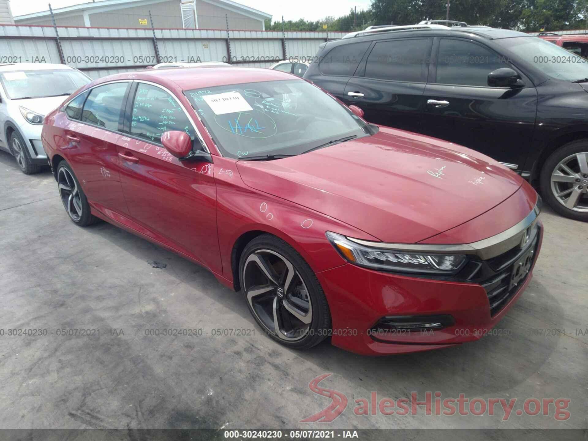 1HGCV1F35JA083508 2018 HONDA ACCORD SEDAN