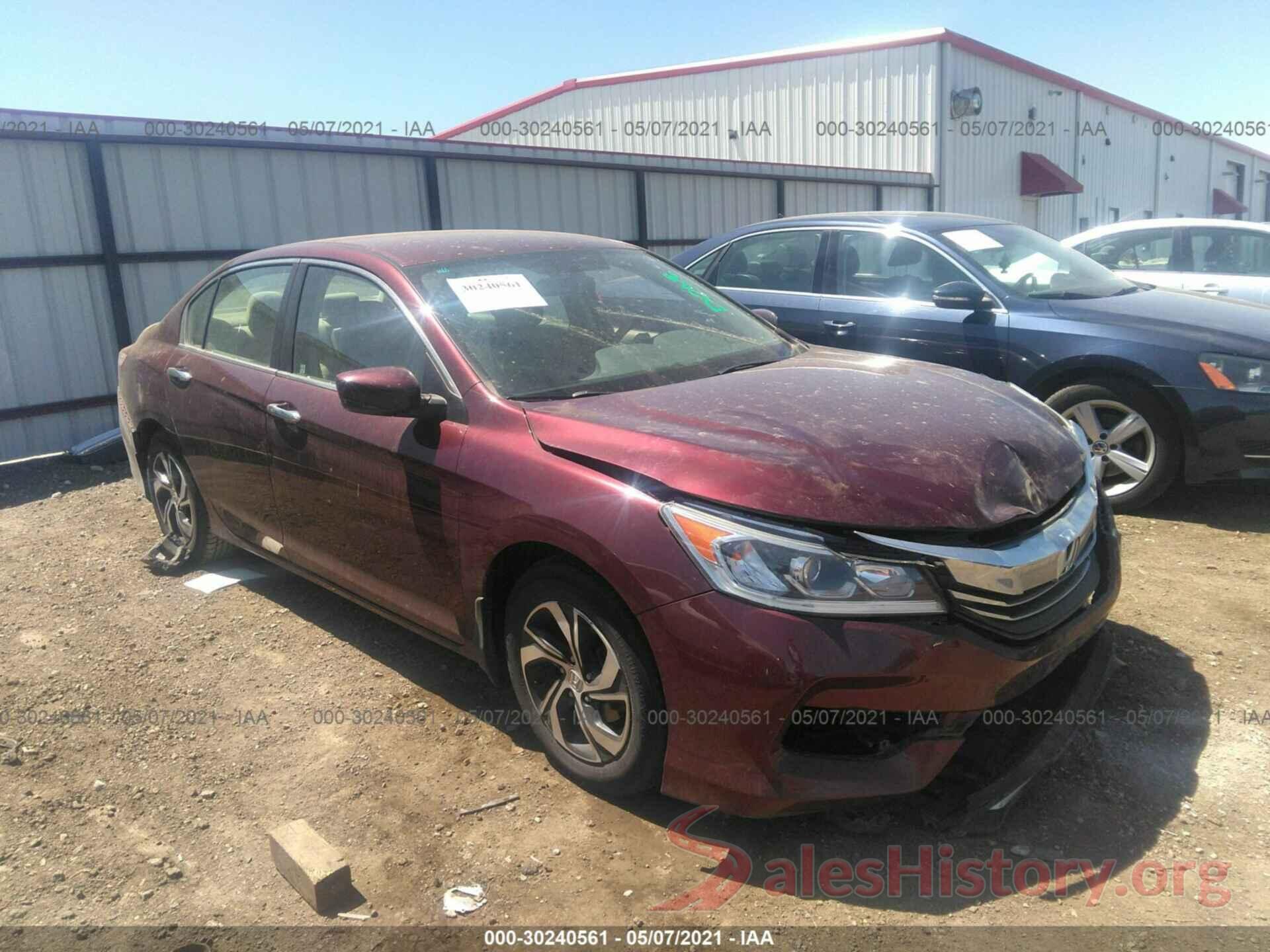 1HGCR2F3XGA075522 2016 HONDA ACCORD SEDAN