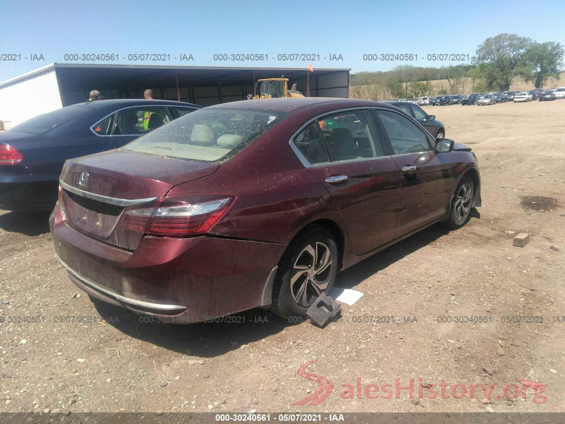 1HGCR2F3XGA075522 2016 HONDA ACCORD SEDAN