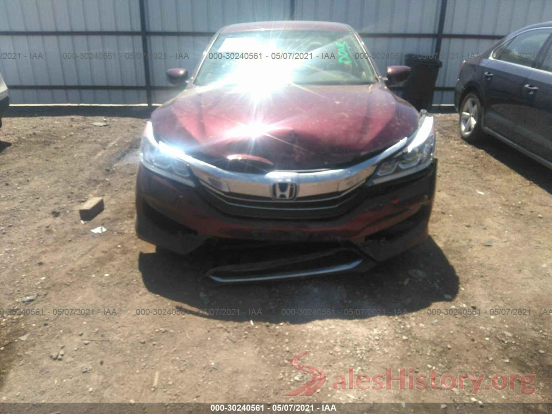 1HGCR2F3XGA075522 2016 HONDA ACCORD SEDAN