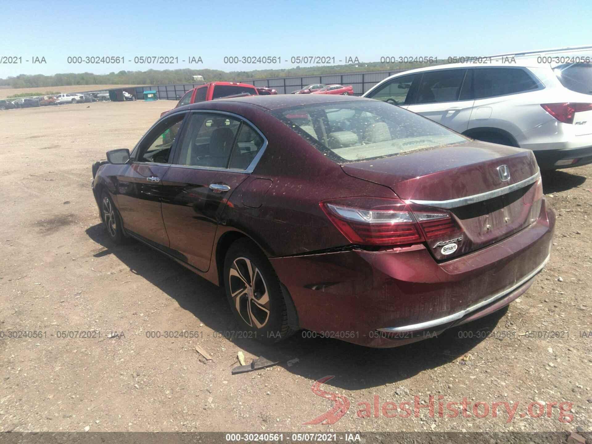 1HGCR2F3XGA075522 2016 HONDA ACCORD SEDAN