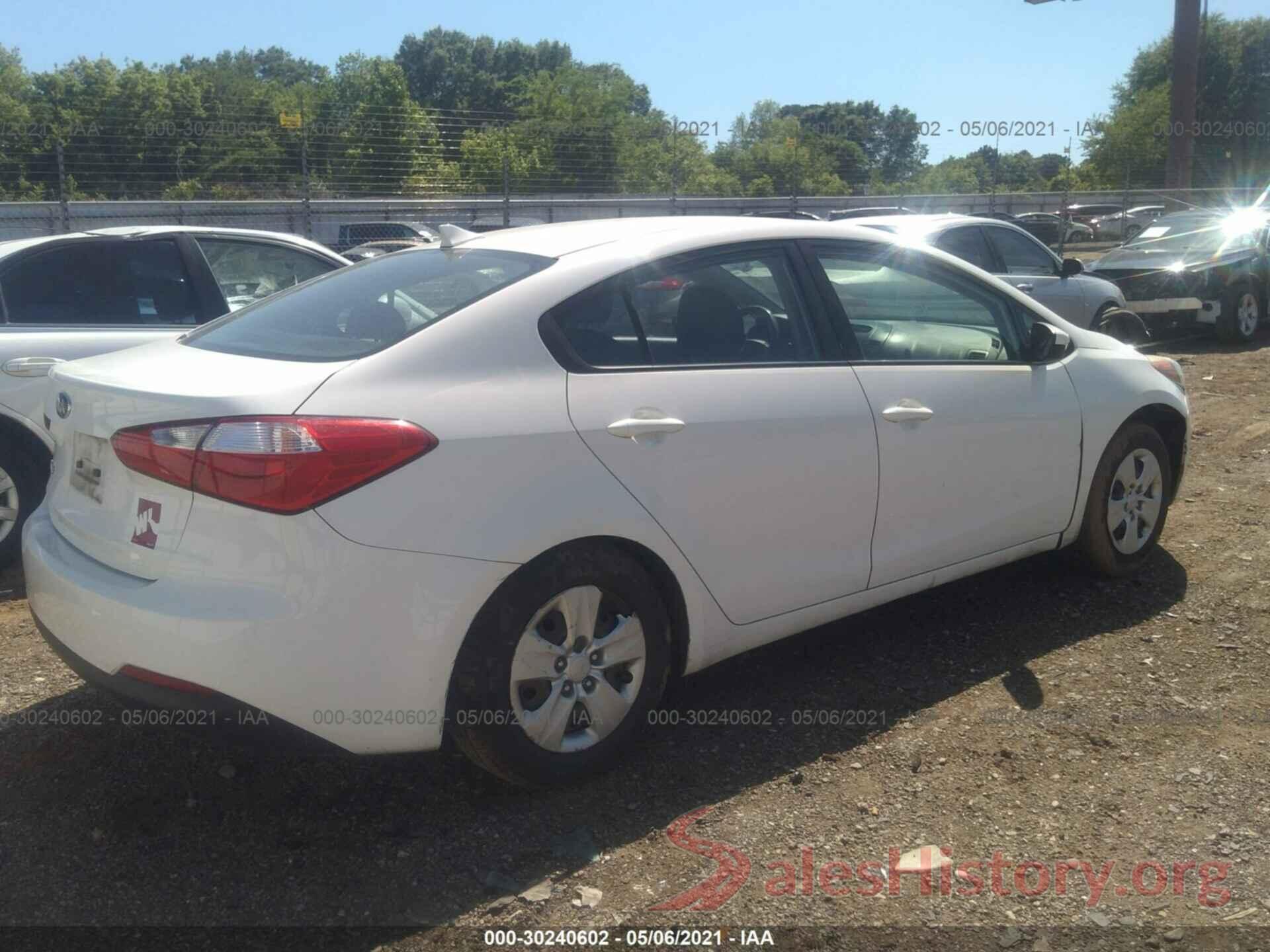 KNAFK4A68G5466283 2016 KIA FORTE