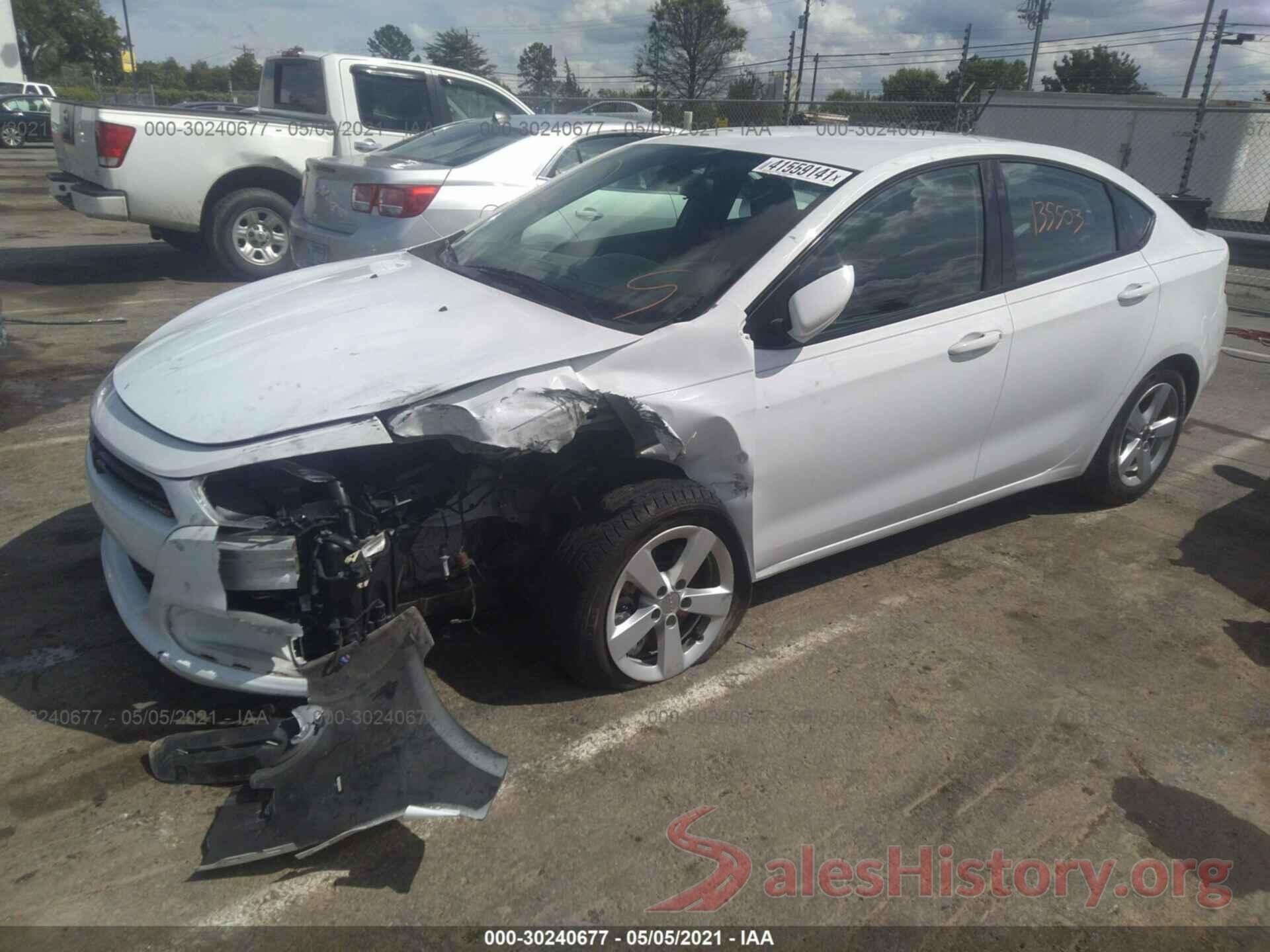 1C3CDFBB8GD635400 2016 DODGE DART