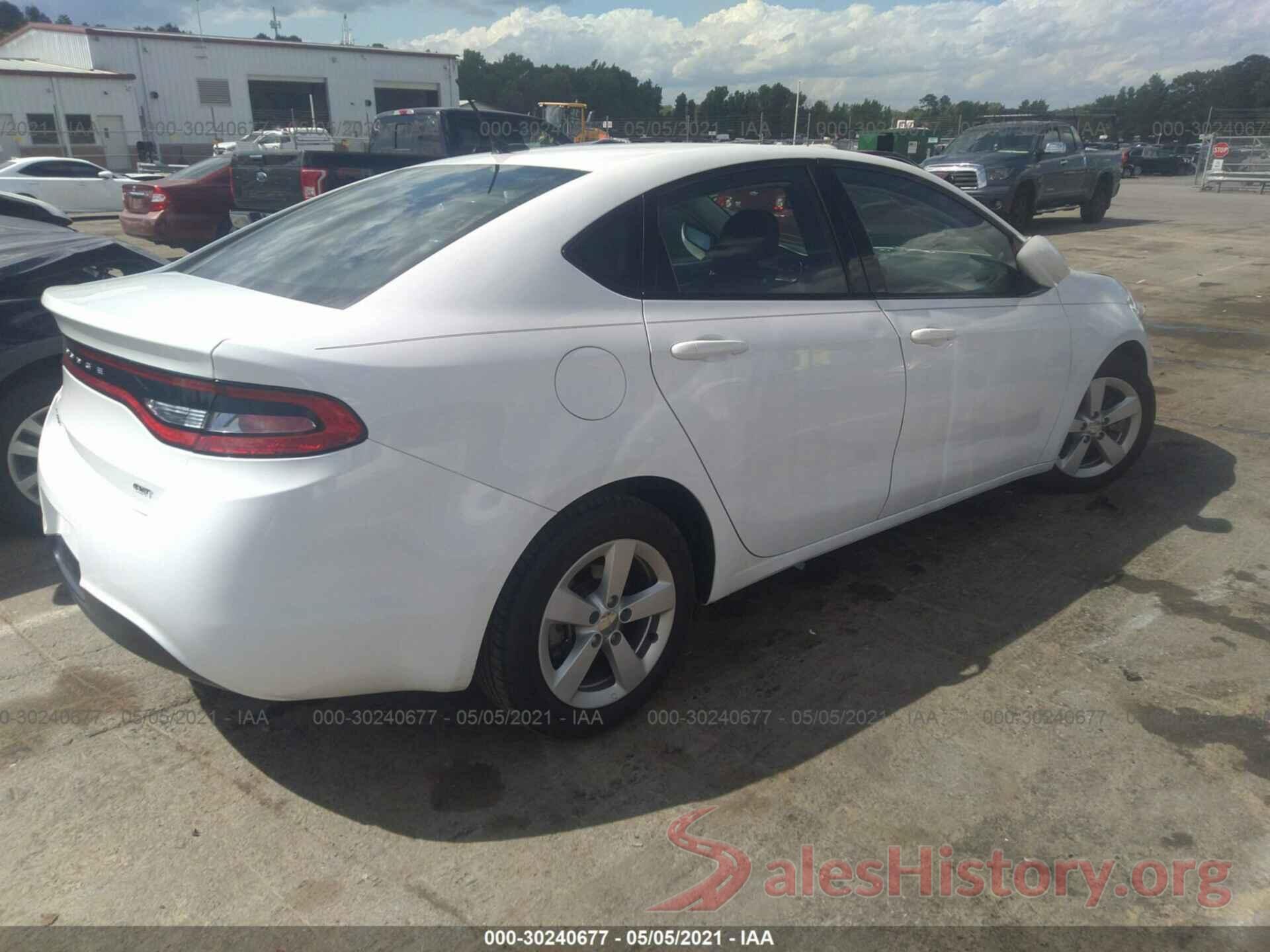 1C3CDFBB8GD635400 2016 DODGE DART