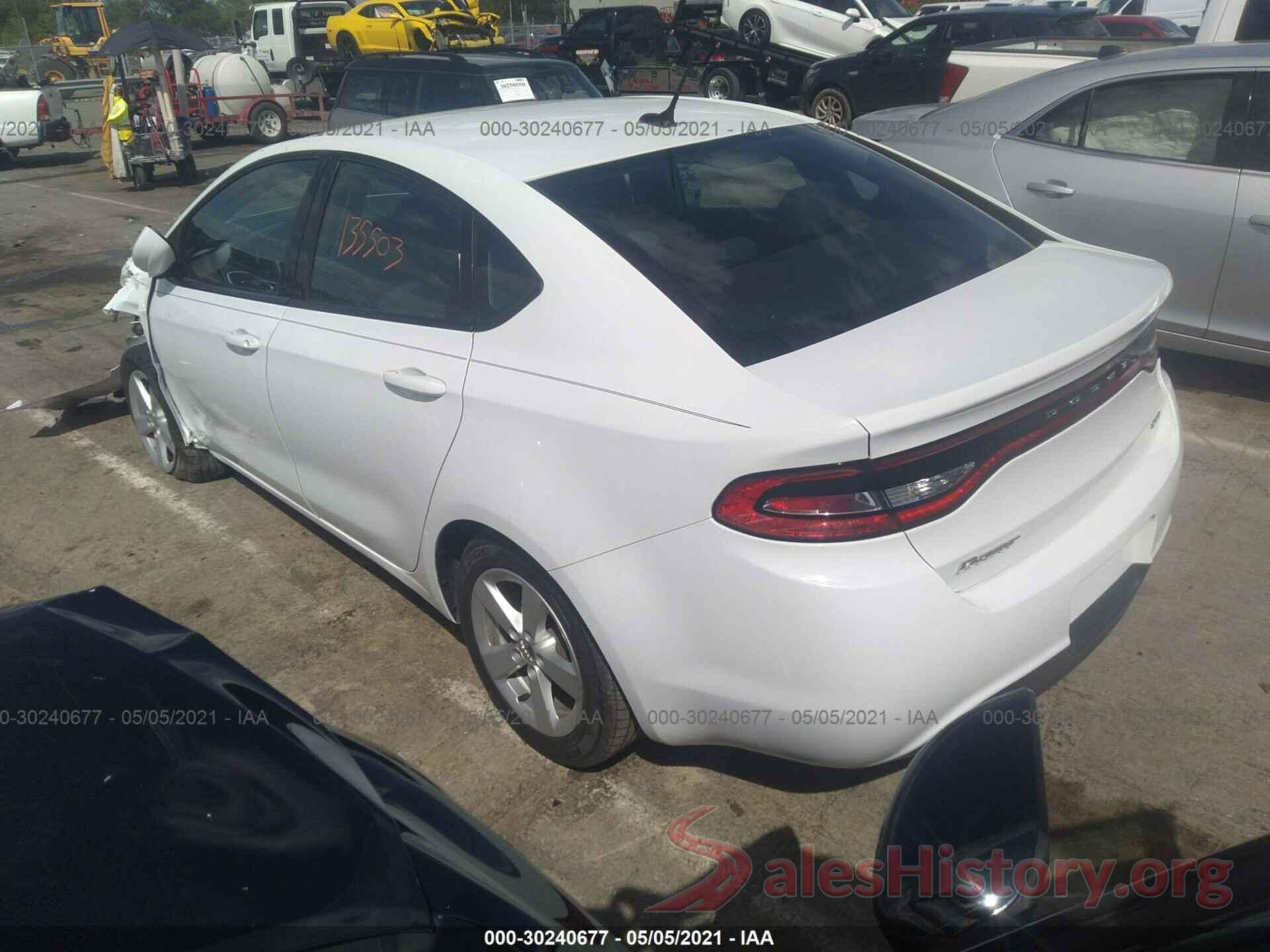 1C3CDFBB8GD635400 2016 DODGE DART