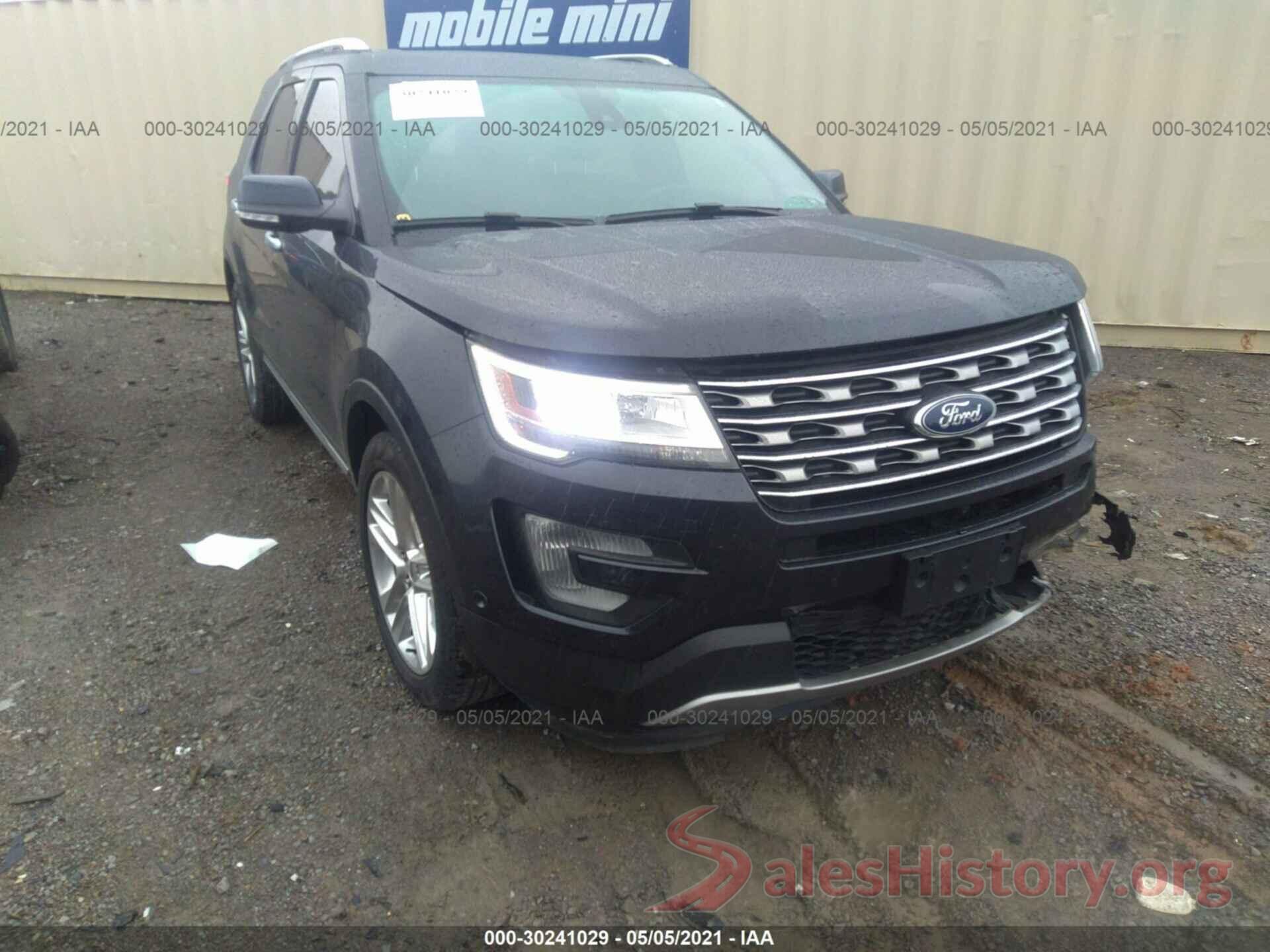 1FM5K7FH6HGC64764 2017 FORD EXPLORER