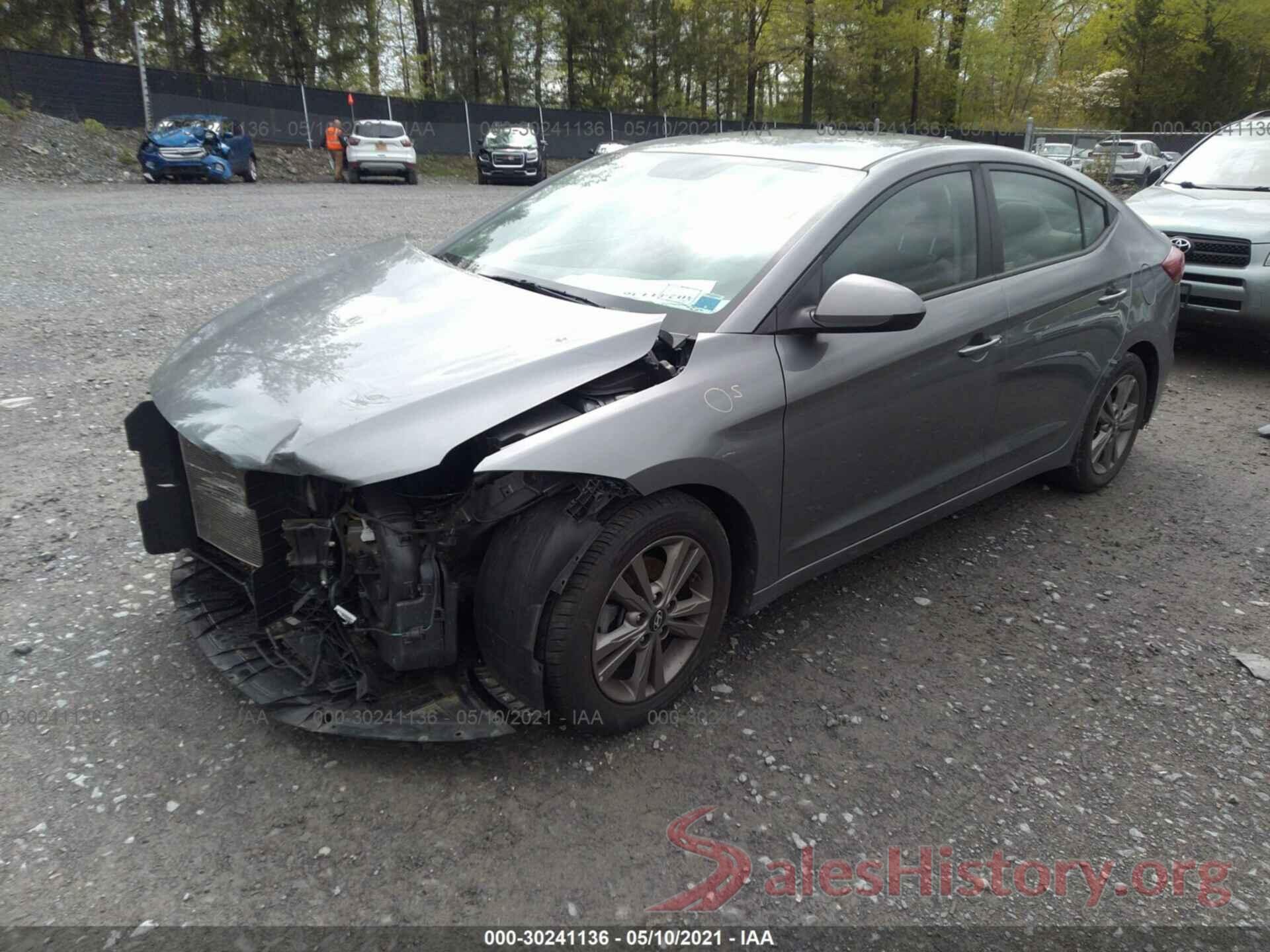 5NPD84LF7JH299816 2018 HYUNDAI ELANTRA