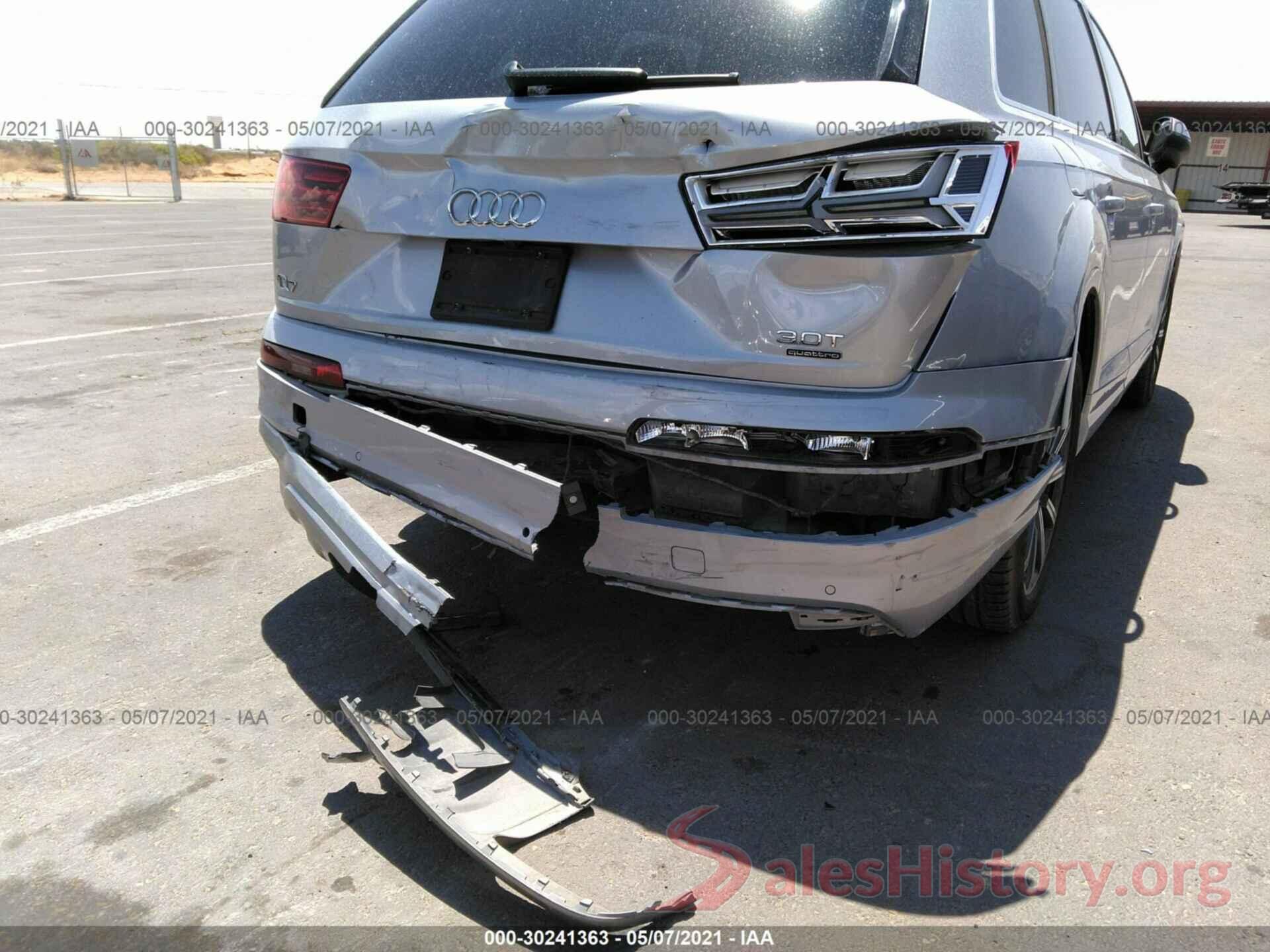 WA1LAAF74HD017774 2017 AUDI Q7